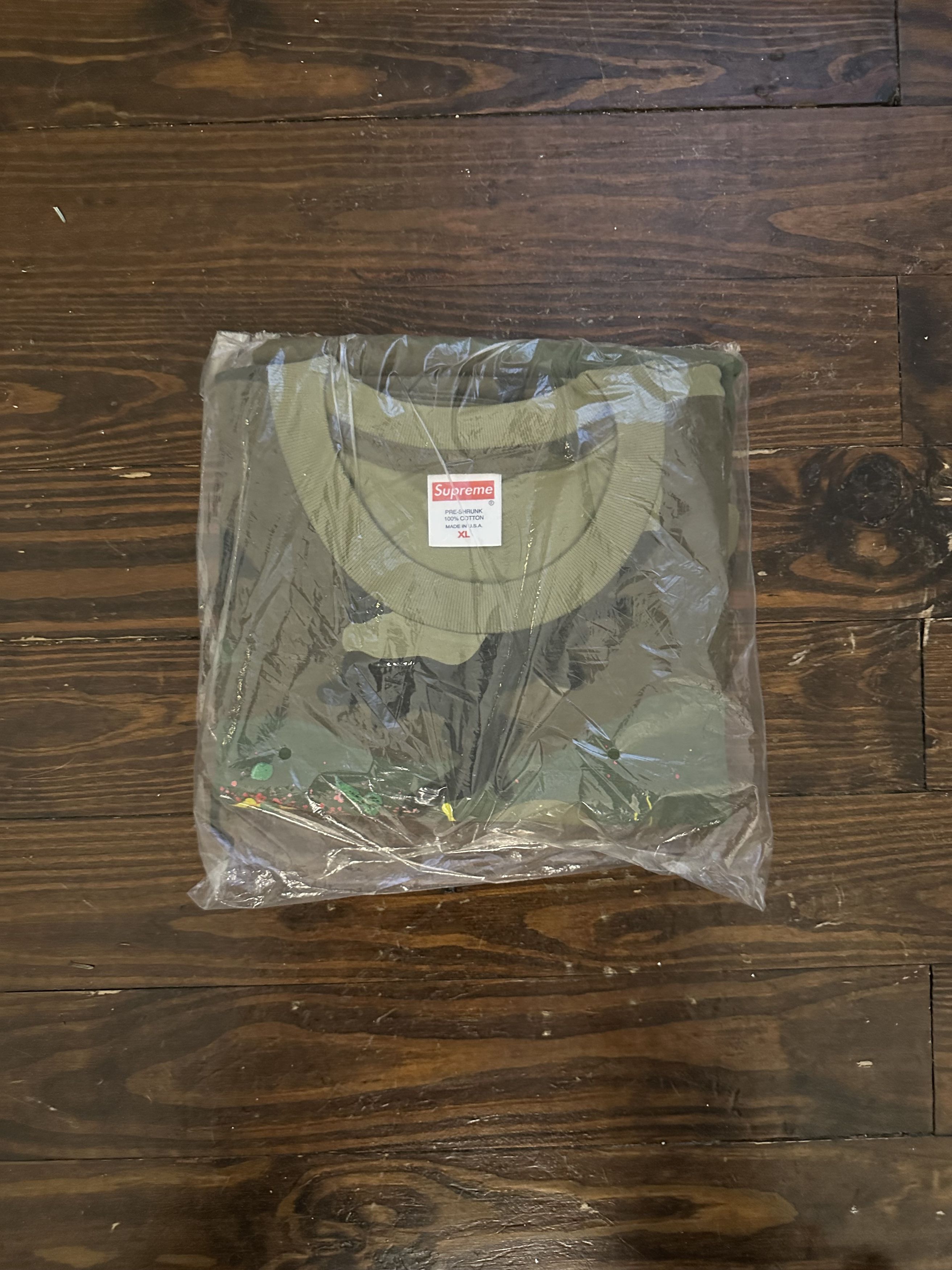 Supreme Supreme Paint Logo Tee SS20 Size US XL / EU 56 / 4 - 2 Thumbnail
