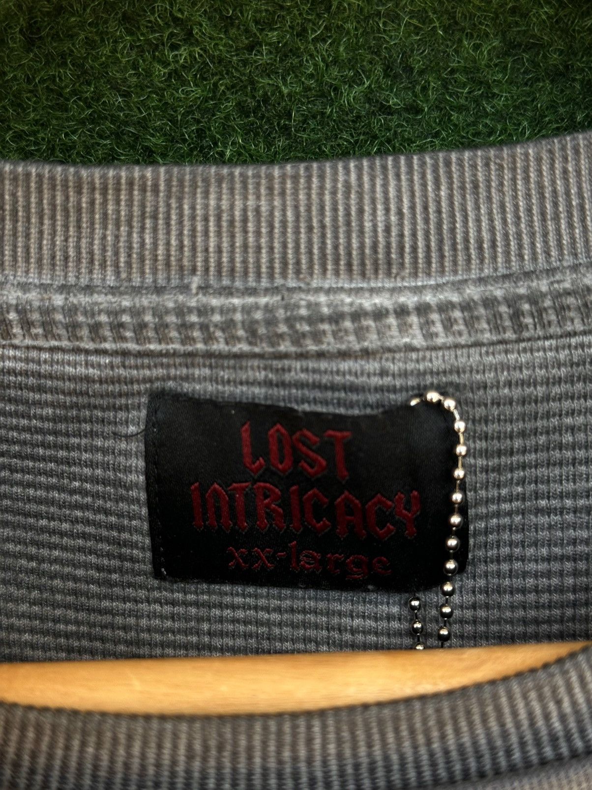 LOST INTRICACY Lost Intricacy 'Oblivion' Grey LS Thermal Tee Size US XXL / EU 58 / 5 - 3 Thumbnail