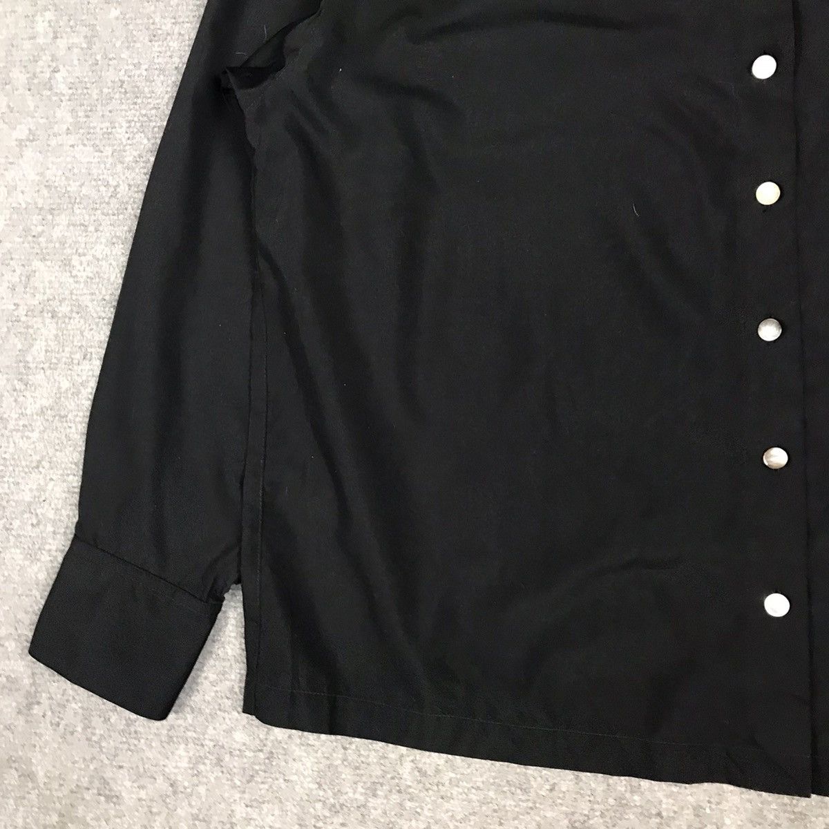 Issey Miyake TSUMORI CHISATO BY ISSEY MIYAKE BUTTON UP BLACK SHIRT Size M / US 6-8 / IT 42-44 - 3 Thumbnail