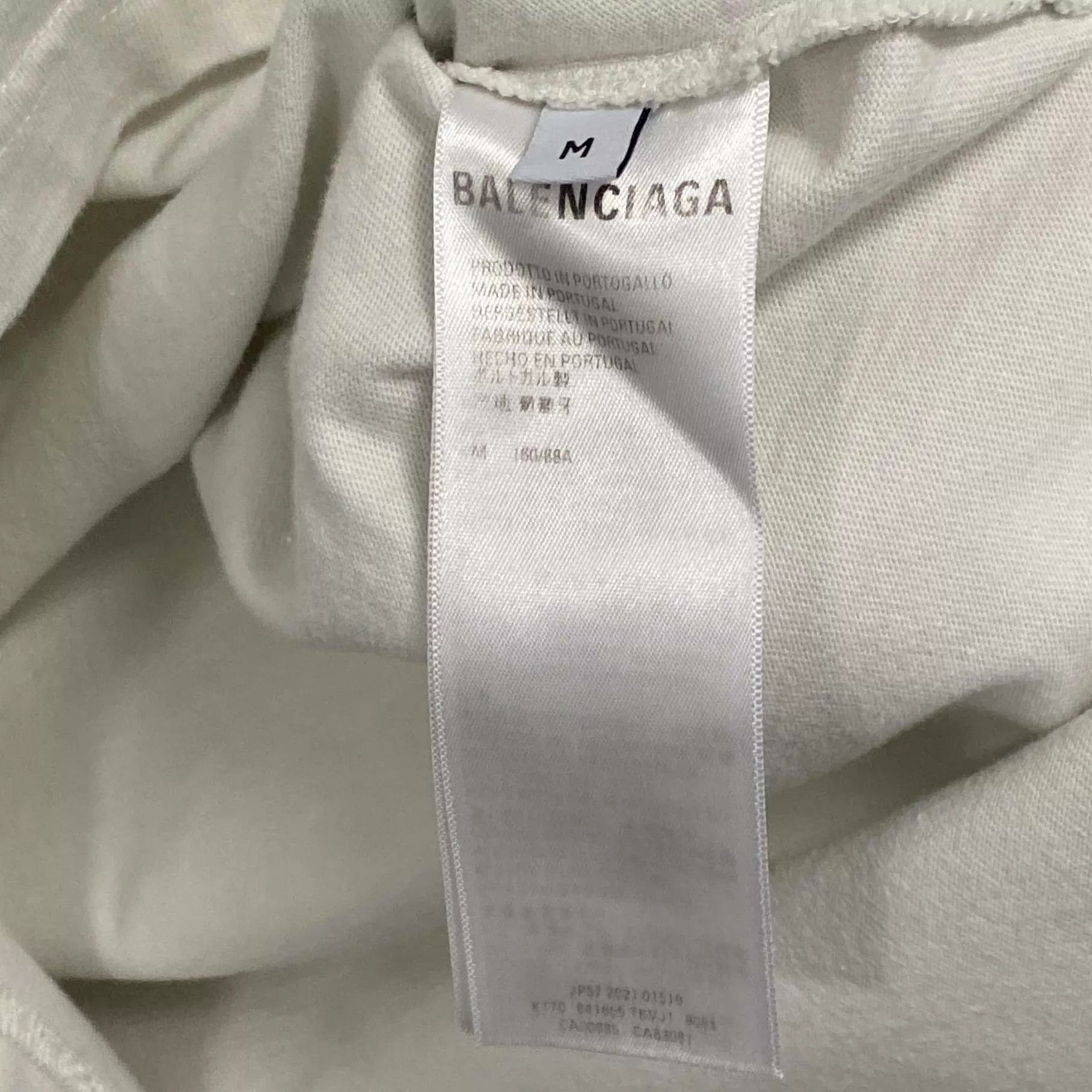 Balenciaga Balenciaga White Coke Embroidery Short Sleeve M Size M / US 6-8 / IT 42-44 - 5 Thumbnail