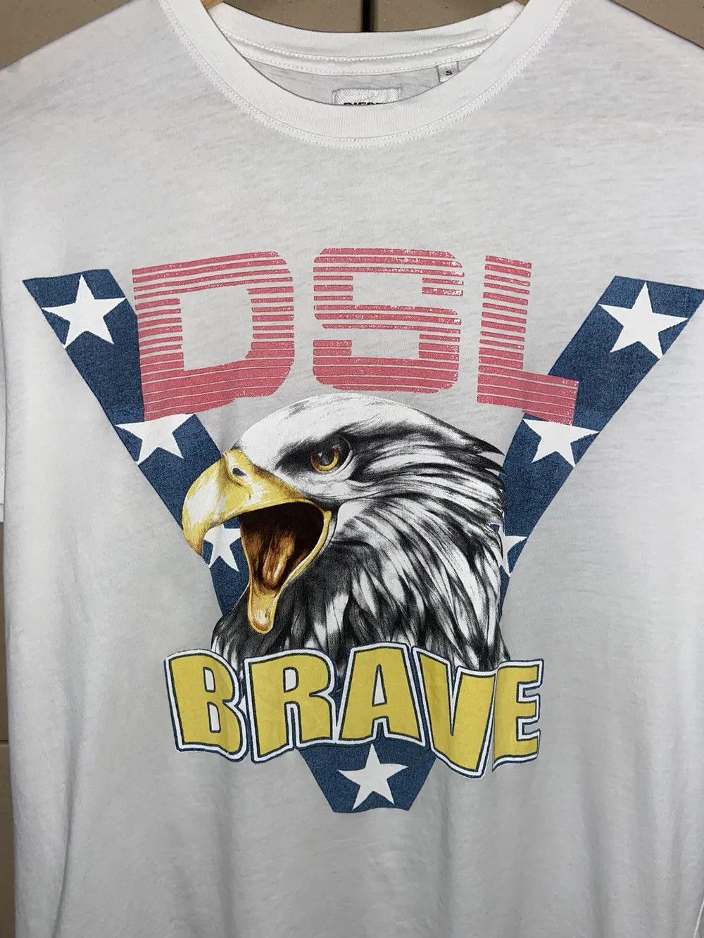 Diesel 🦅RARE VINTAGE DIESEL USA TEE T SHIRT Y2K DRIP AMERICA SKATE Size US S / EU 44-46 / 1 - 10 Thumbnail