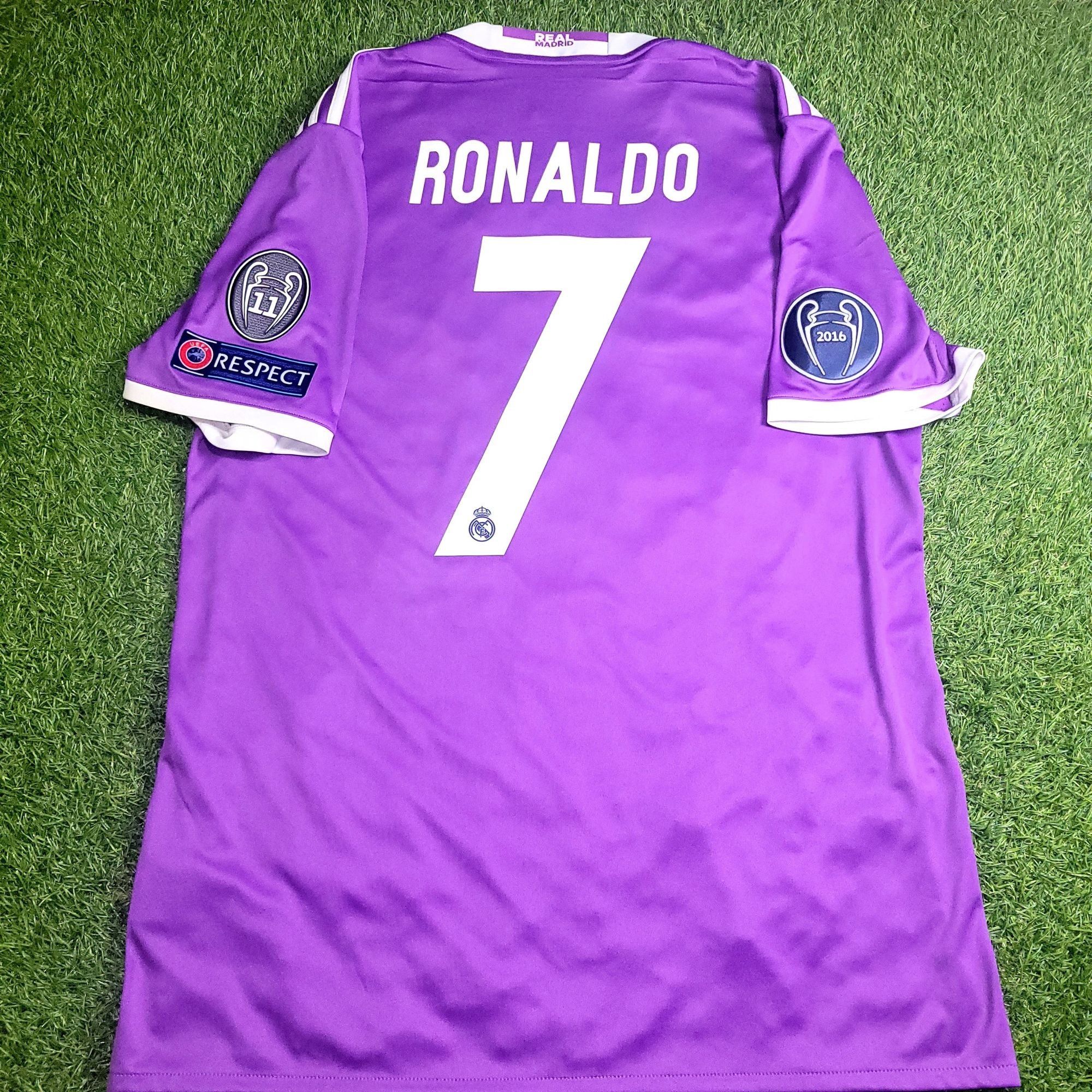Ronaldo Real Madrid 2016 2017 FINAL Away Soccer Jersey L