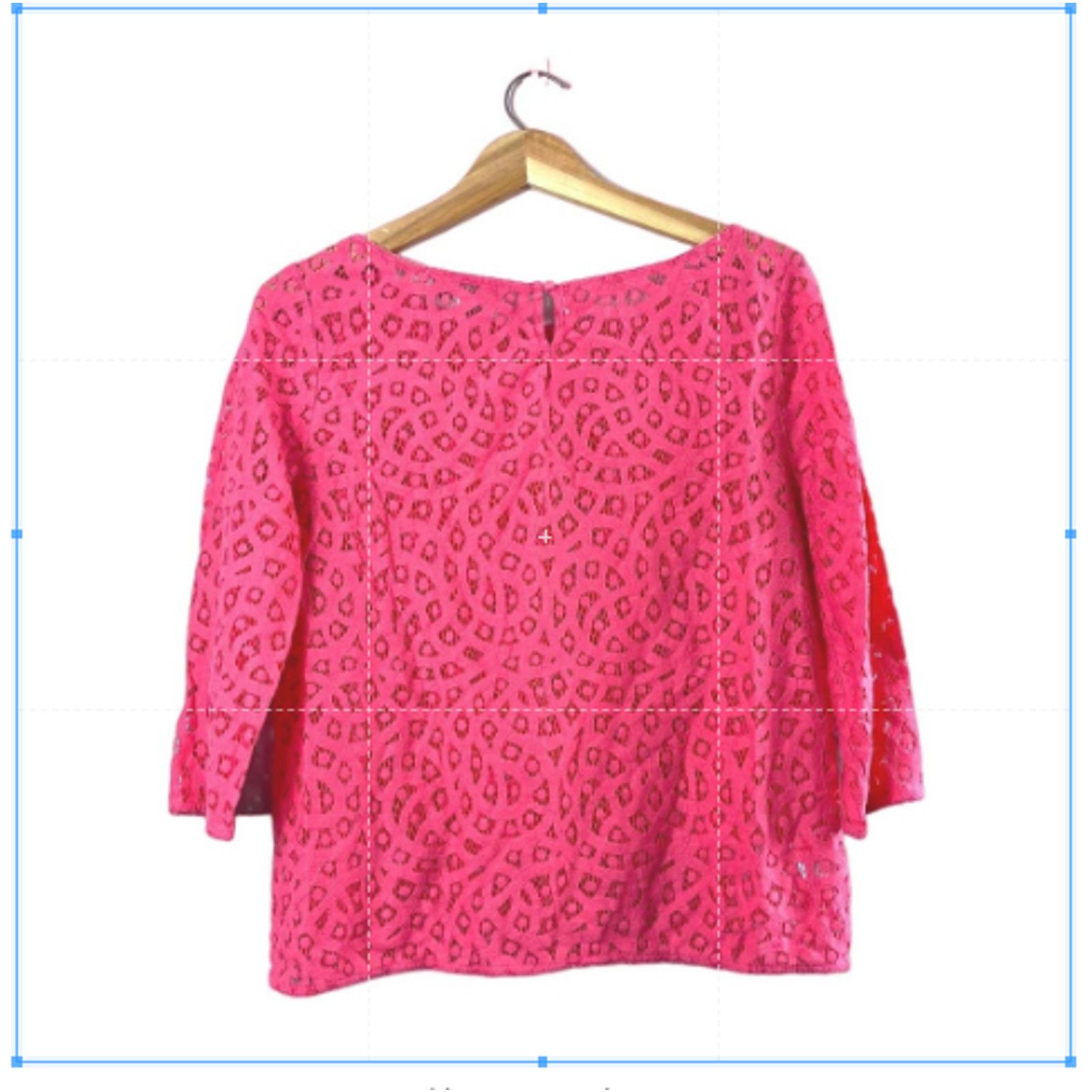 Loft Women's Loft Pink Cheetah Print Lace Blouse M Size M / US 6-8 / IT 42-44 - 3 Thumbnail