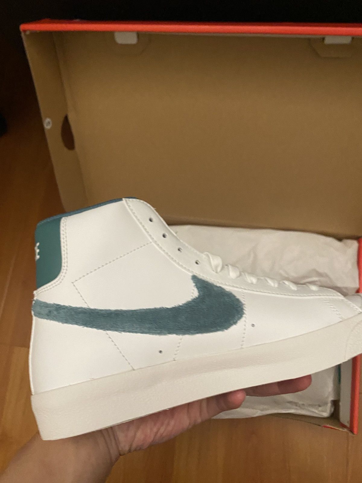 Nike Nike Blazer Mid Summit White Pumice Bicoastal Size US 7 / EU 40 - 2 Thumbnail