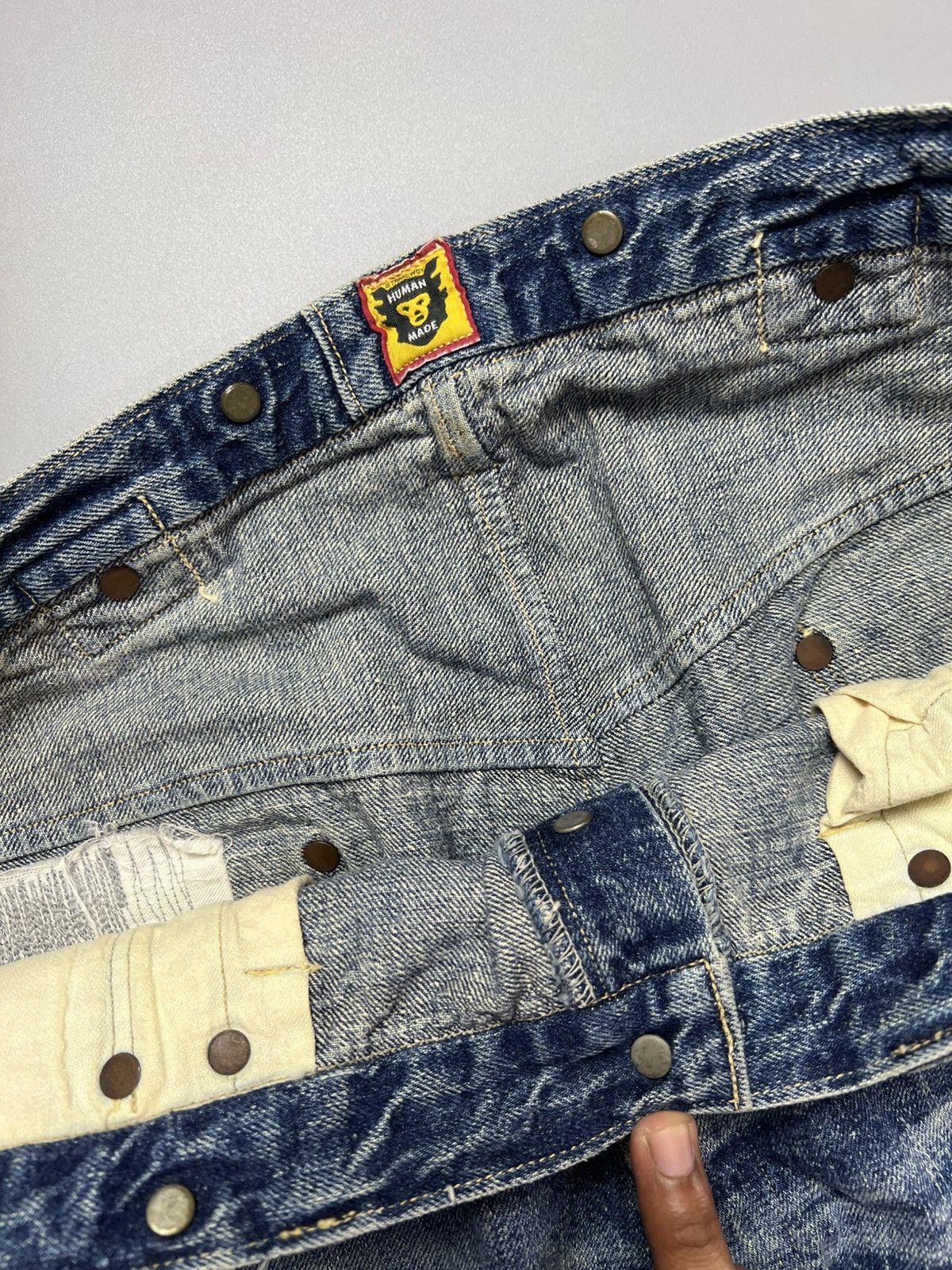 Human Made Human Made Ripped Denim Shorts Selvedge Size US 36 / EU 52 - 5 Thumbnail
