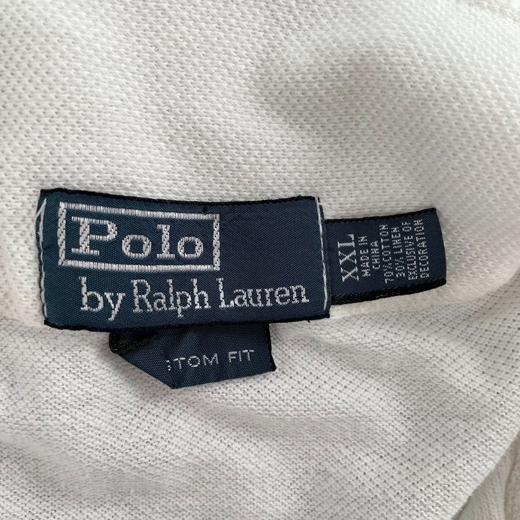 Polo Ralph Lauren Polo Ralph Lauren White Polo Shirt Adult 2XL Short Sleeve Cotton Linen Blend Casual Golf Men Size US XXL / EU 58 / 5 - 6 Thumbnail