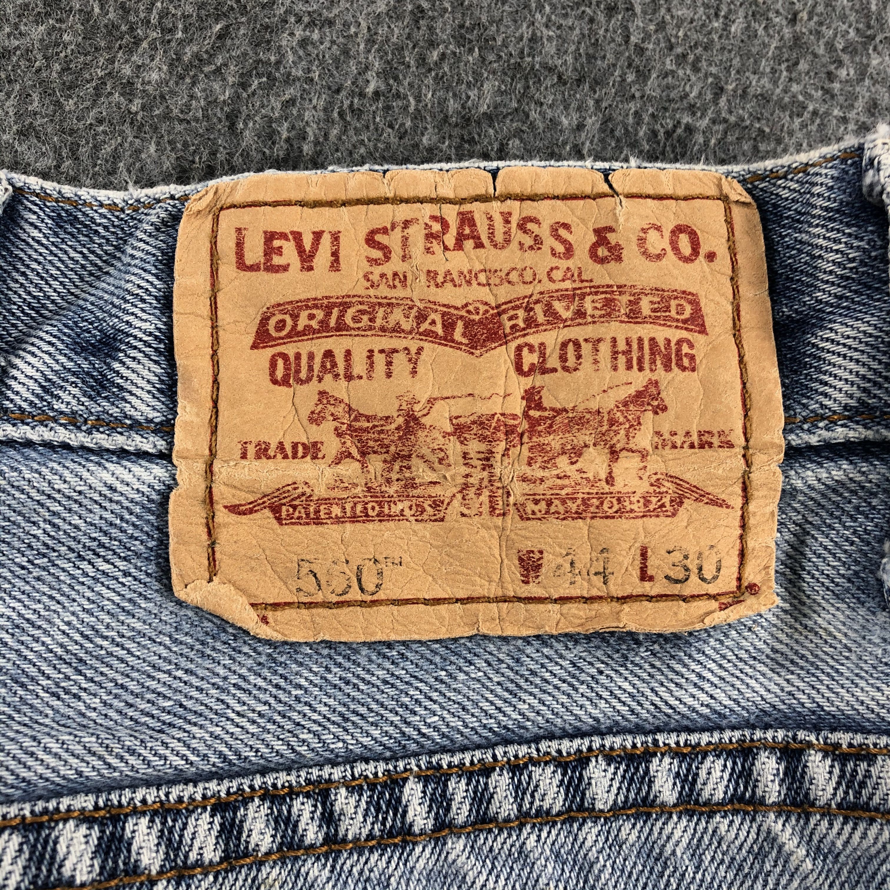 Levi's Vintage Blue Wash Levis 560 Jeans-J2352 Size US 44 / EU 60 - 5 Thumbnail
