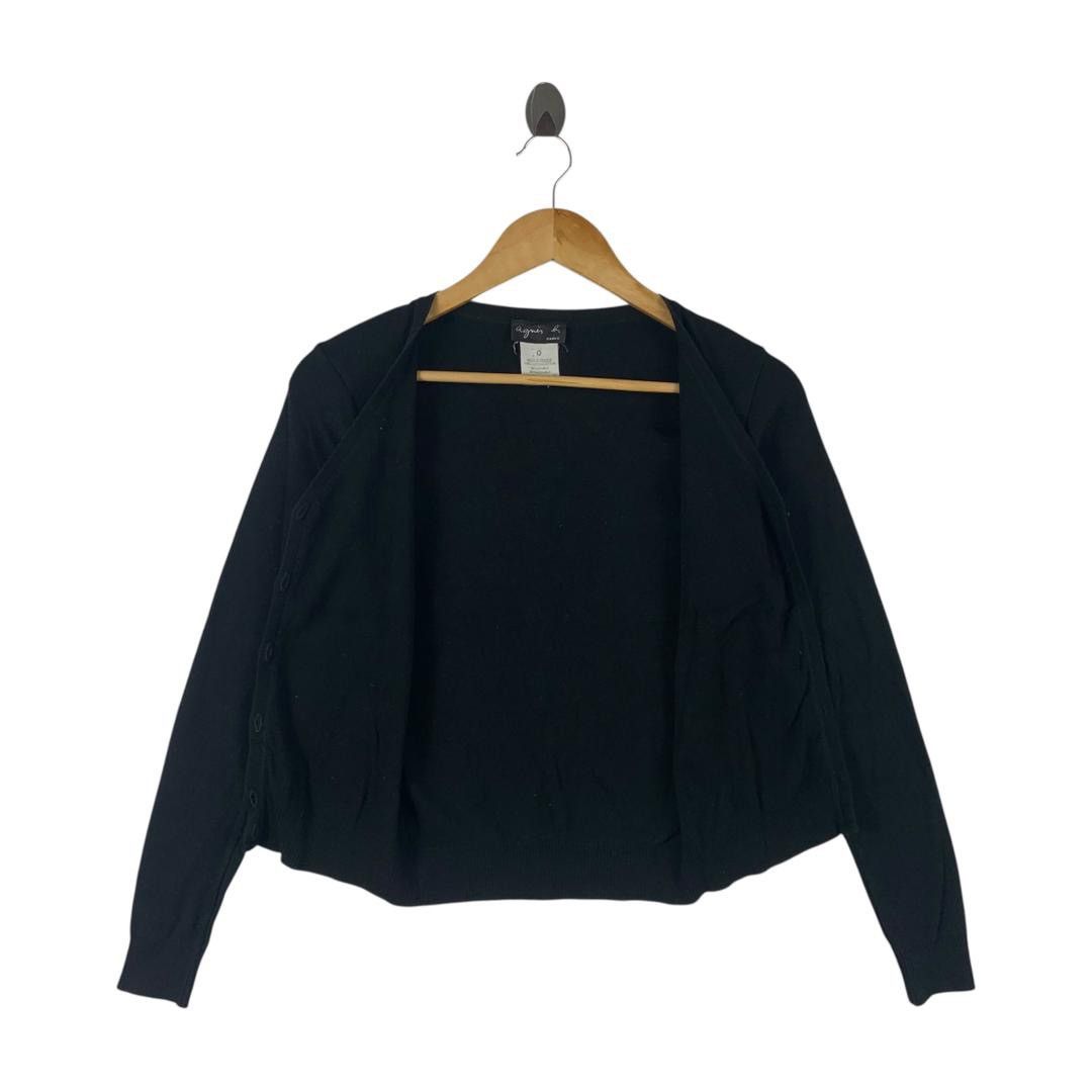 Designer × agnes b. AGNES B Paris cardigan black colour Size XXS / US 00 / IT 34 - 5 Thumbnail