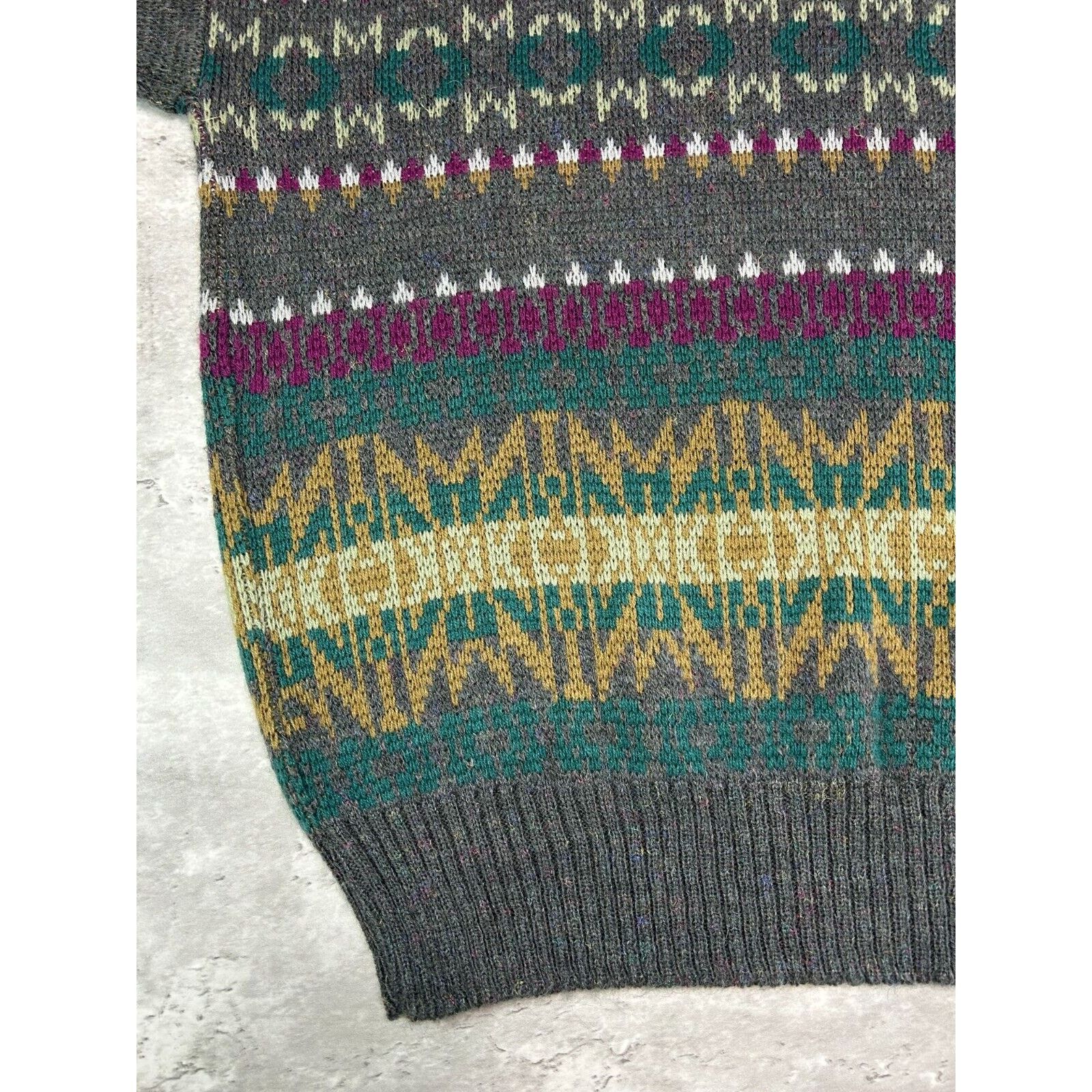 Sears Vintage 80s/90s Sears Ribbed Pull Over Knit Sweater Size XL Size US XL / EU 56 / 4 - 10 Thumbnail