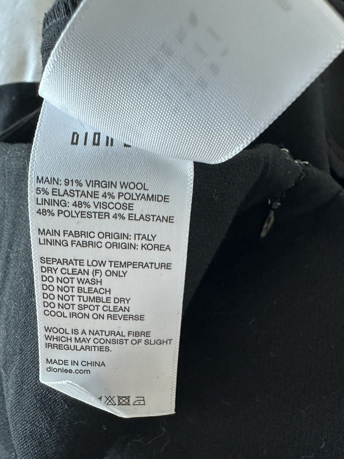 Dion Lee Dion Lee Black Hourglass Trousers Size 27" / US 4 / IT 40 - 5 Thumbnail