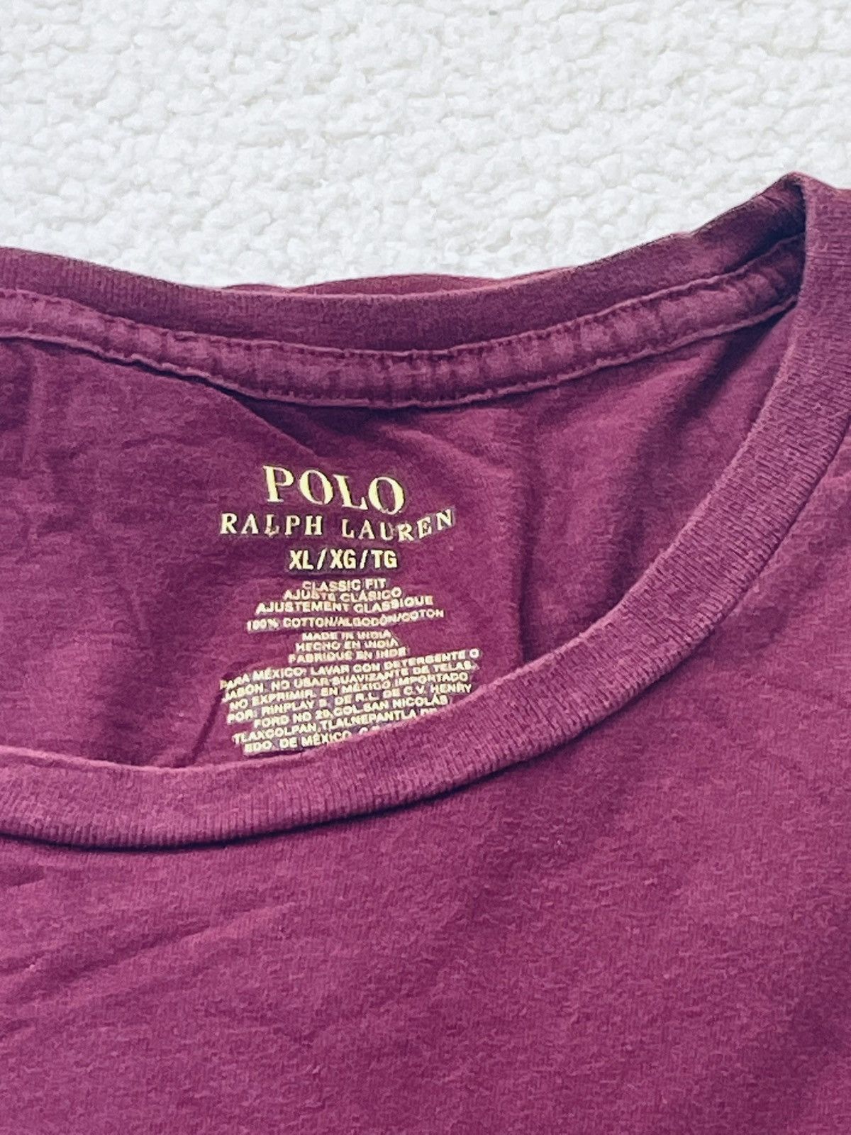 Ralph Lauren T-shirt Ralph Lauren Série player Taille XL (EU 56) Size US XL / EU 56 / 4 - 2 Thumbnail