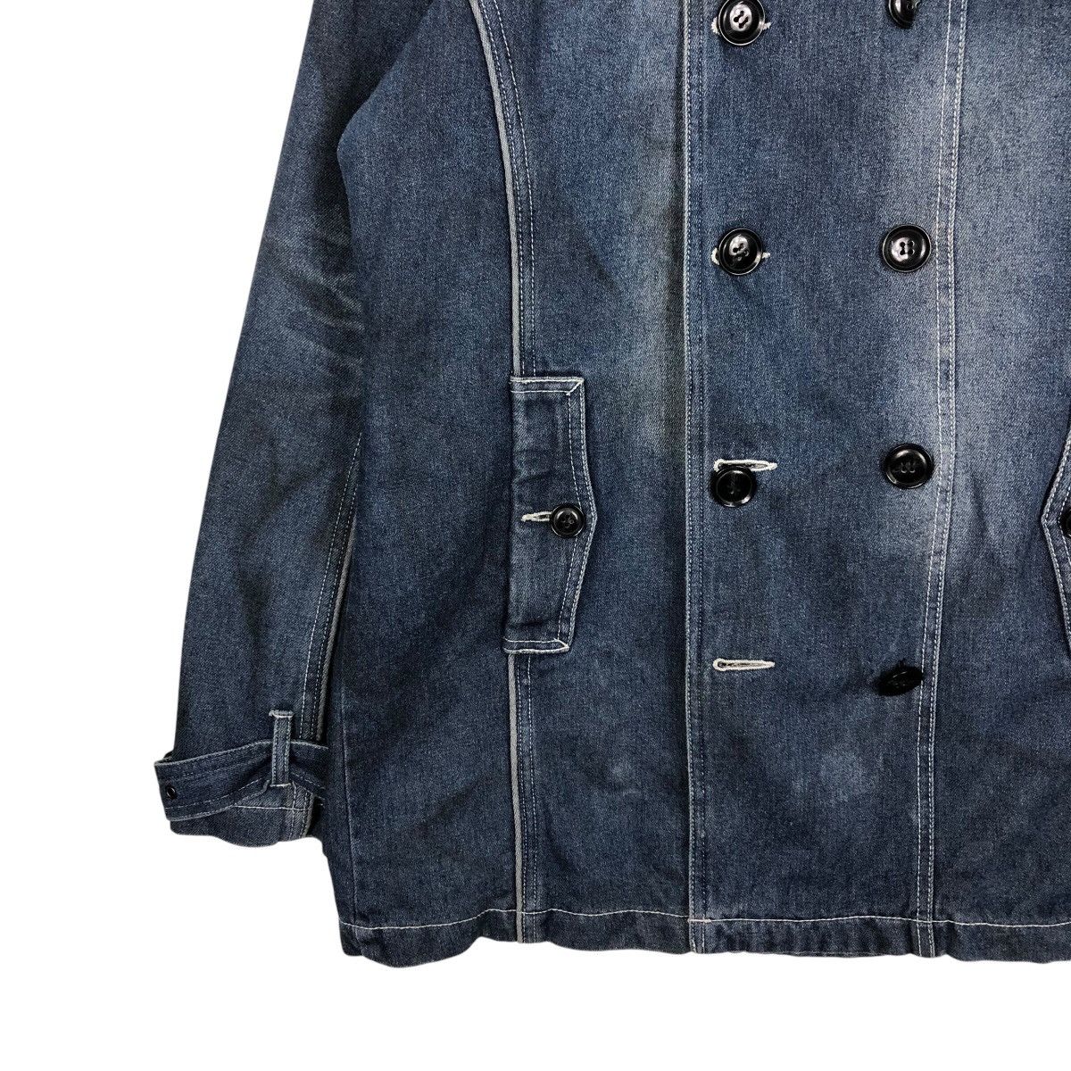 Hysteric Glamour 📌Denim Biker Jacket In The Attic Camouflage Blanket Punk Size US L / EU 52-54 / 3 - 5 Thumbnail