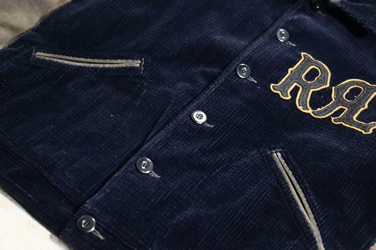 Ralph Lauren Ralph Lauren RRL Appliquéd Corduroy Leather-Sleeve Jacket Size US M / EU 48-50 / 2 - 6 Thumbnail