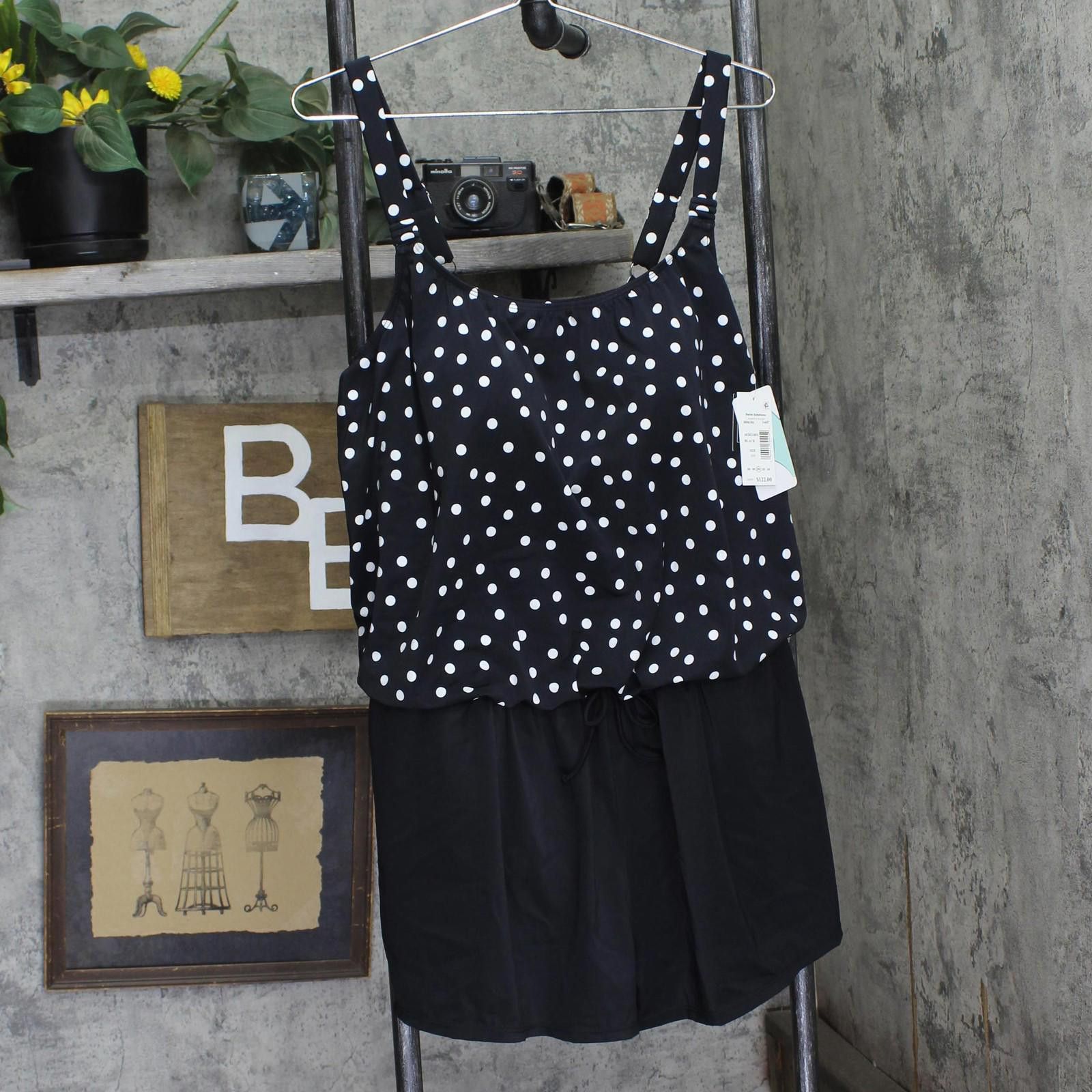 Other Nwt Swim Solutions Dot Romper Swimsuit Rain Ofs Black 20w Size ONE SIZE - 1 Thumbnail