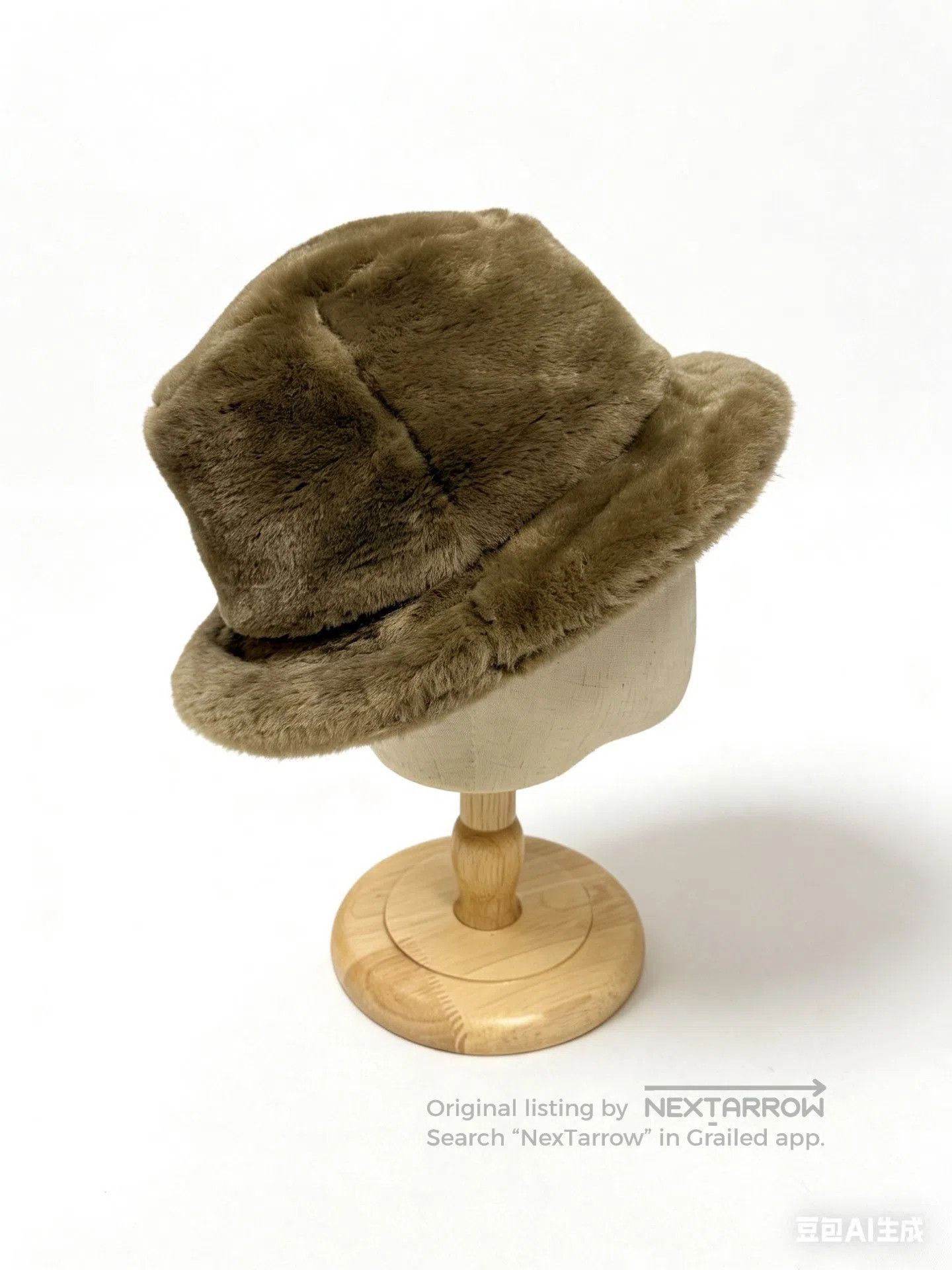 KIJIMA TAKAYUKI Kijima Takayuki Artificial Fur Bucket Hat. Size ONE SIZE - 4 Thumbnail
