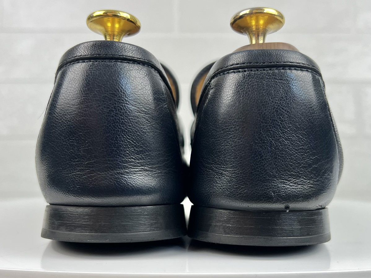 Gucci GUCCI Loafers Nappa Leather Soft Shoes GG Embossed Logo Mens Size US 7.5 / EU 40-41 - 9 Thumbnail