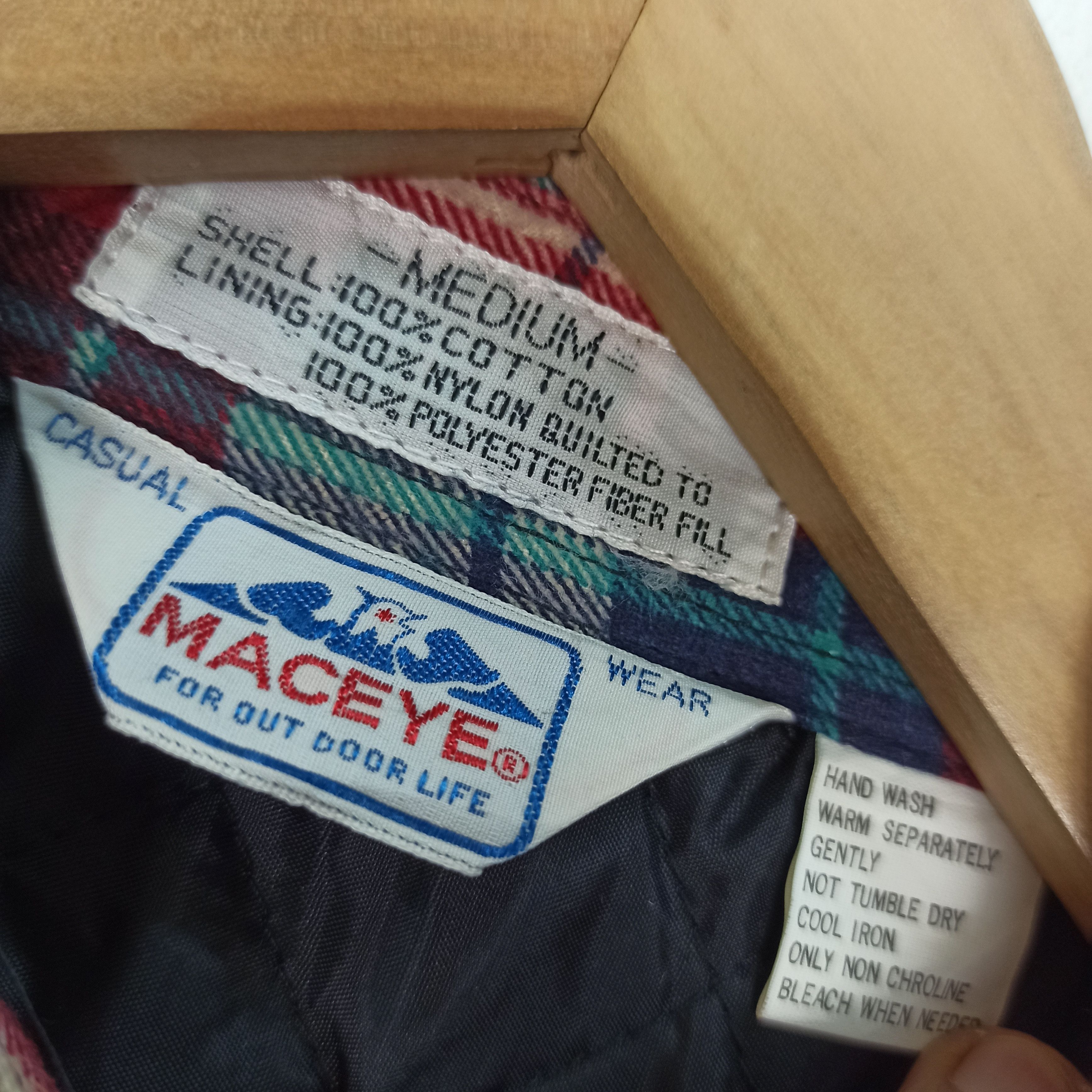 Flannel Vintage MACEYE Flannel Button Long Sleeve Size US M / EU 48-50 / 2 - 8 Thumbnail