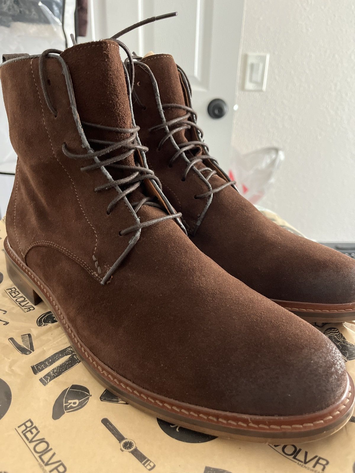 Shoe The Bear Enzo Suede Biker Boot Grailed