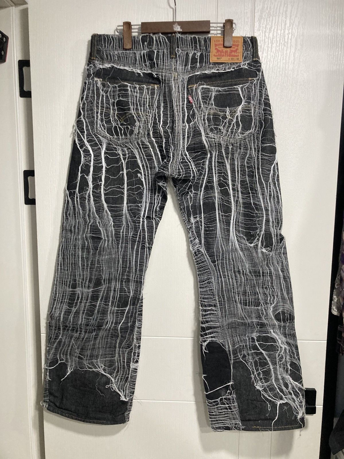 Levi's Levi’s custom spider web denim pants archive Size US 33 - 5 Thumbnail