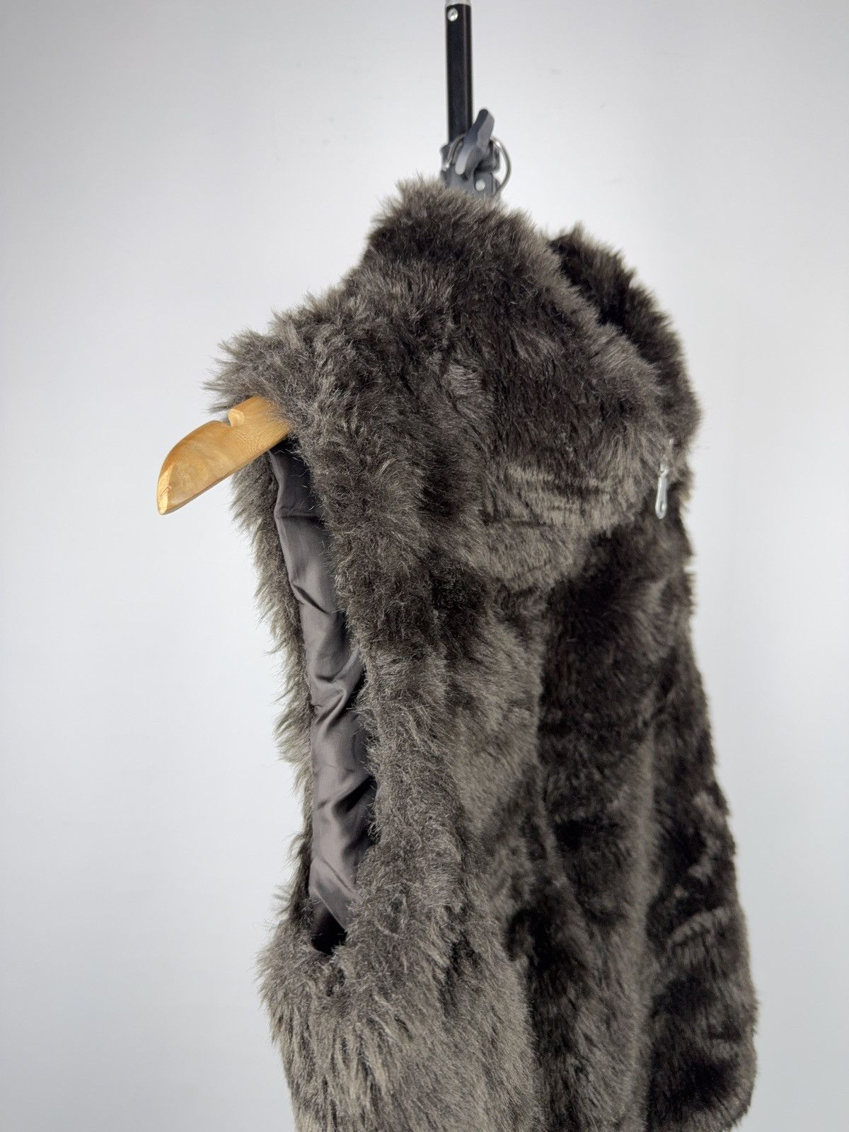 Hysteric Glamour Y2K Vintage 00s Japanese Faux fur vest Opium Avant-garde Size S / US 4 / IT 40 - 3 Thumbnail