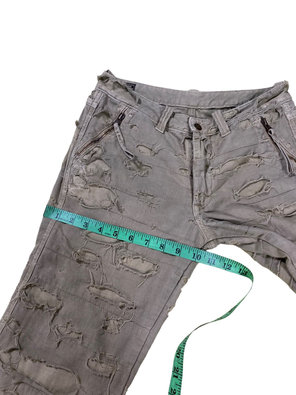 If Six Was Nine × Le Grande Bleu (L.G.B.) × PPFM Vintage Bartack Distressed Pants S Size Size US 28 / EU 44 - 14 Thumbnail