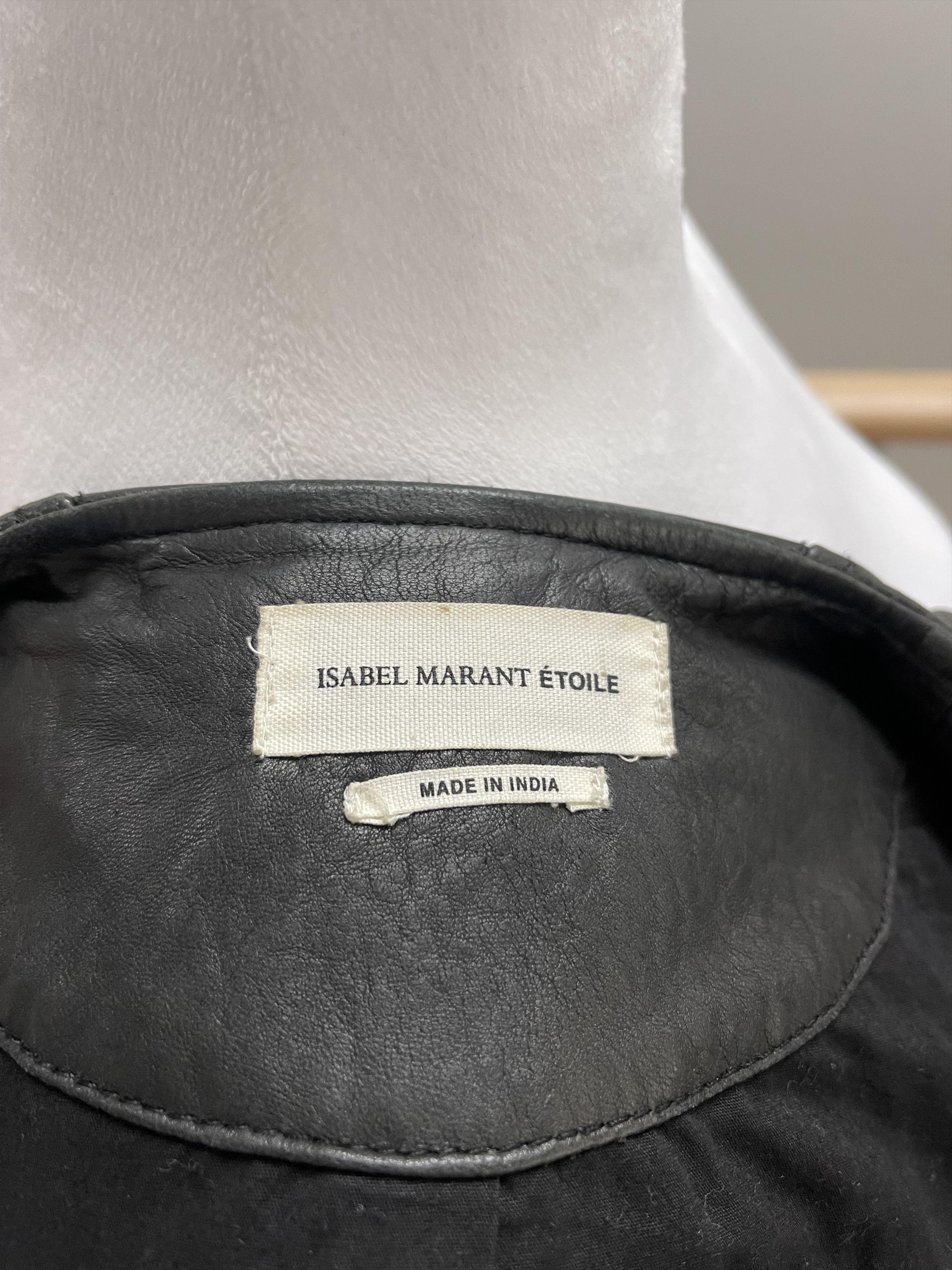 Isabel Marant Etoile Lambskin Bomber Jacket Size XS / US 0-2 / IT 36-38 - 8 Thumbnail