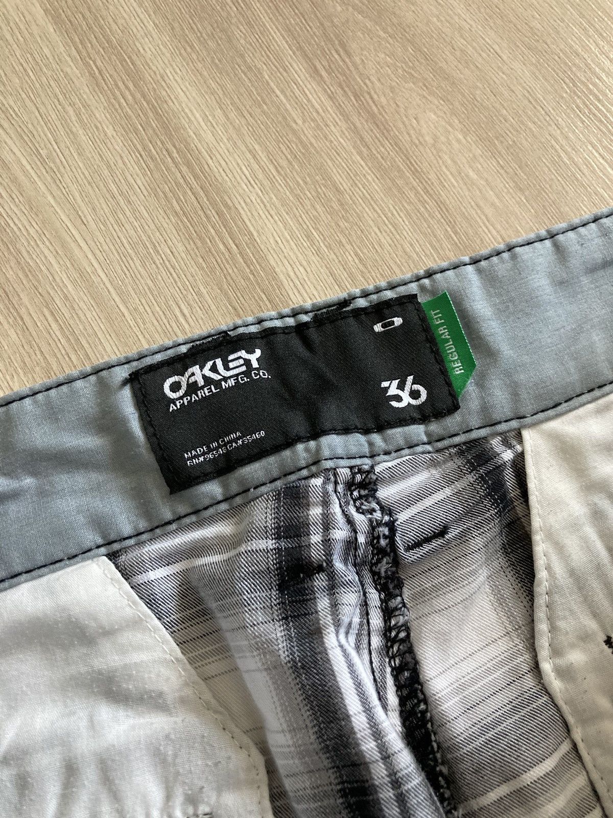 Oakley Vintage Oakley Flannel Shorts Size US 36 / EU 52 - 13 Thumbnail