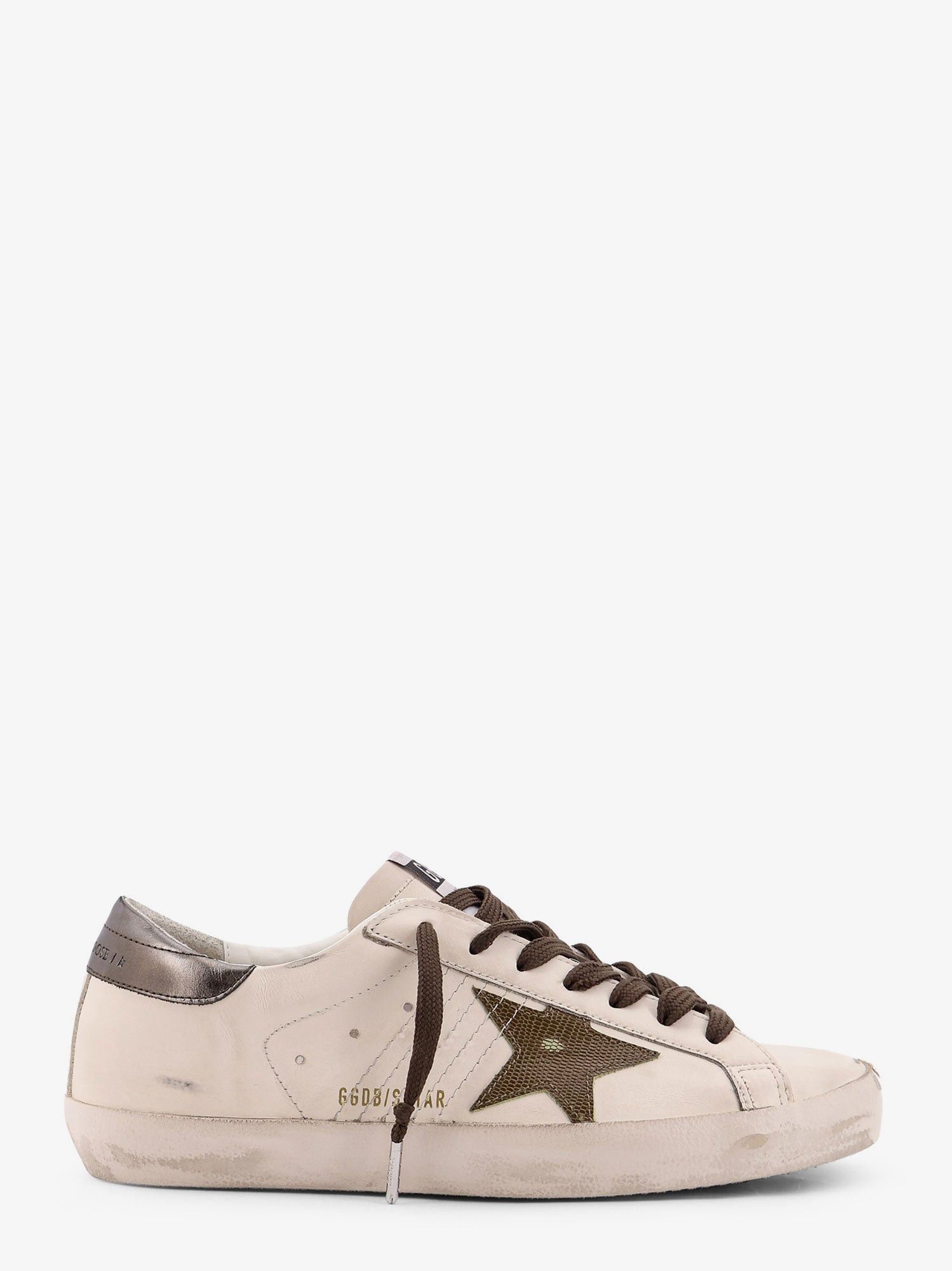 Super-Star Classic With List Low-Top Leather Sneakers With Used Effect