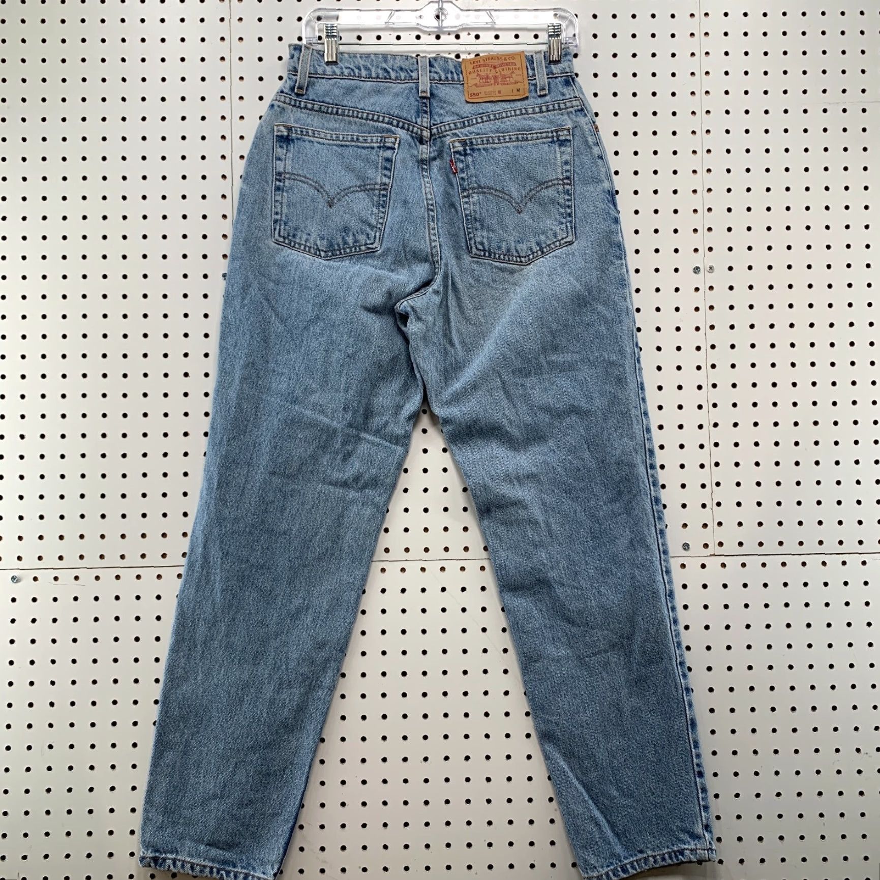 Levi's VINTAGE Levi's 550 Jeans Women 10 Blue Denim Relaxed Tapered 29x30 90s Size 32" / US 10 / IT 46 - 6 Thumbnail