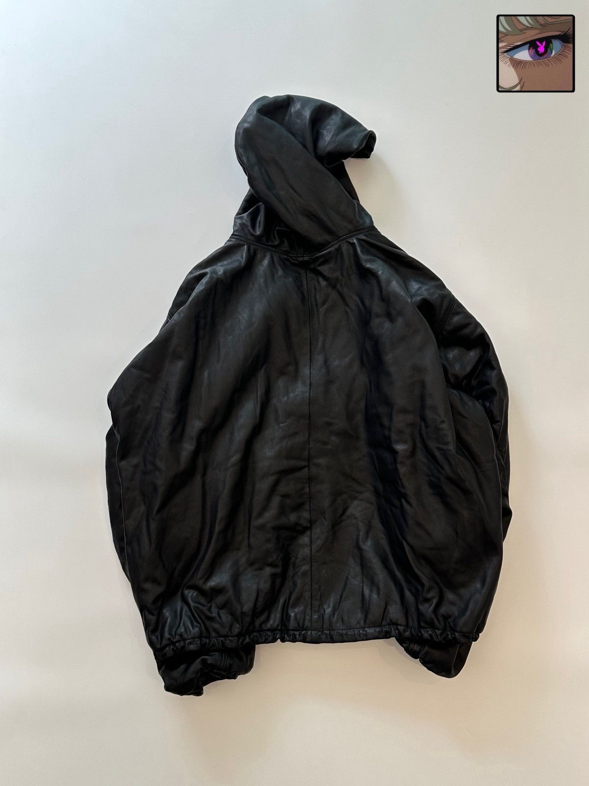 Balenciaga Balenciaga Winter22 360show leather hoody jacket Size US S / EU 44-46 / 1 - 2 Thumbnail