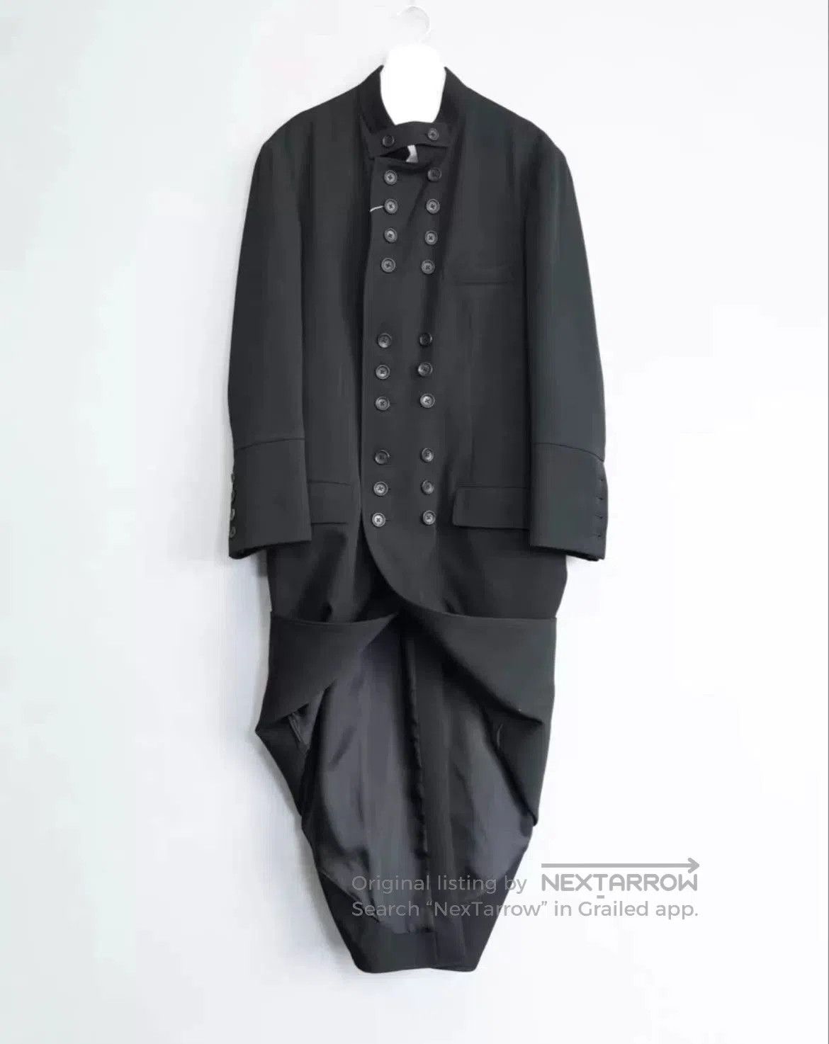 Yohji Yamamoto Yohji Yamamoto Napoleon Coat 24AW. Size US XL / EU 56 / 4 - 5 Thumbnail