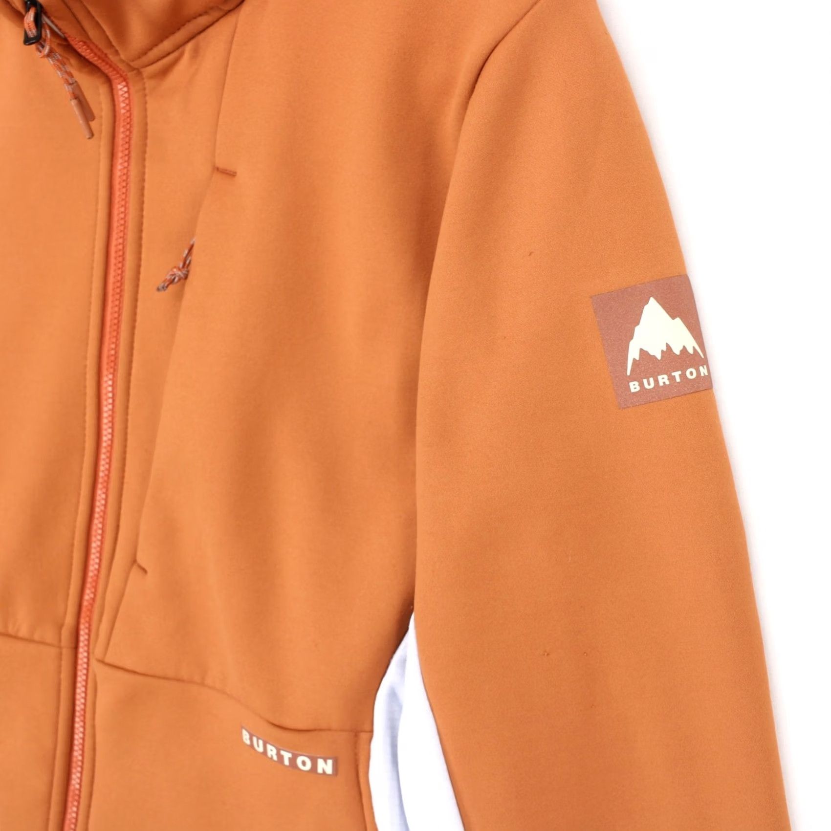 Burton Burton Multipath Jacket Womens M Orange Full Zip Fleece Thumbholes Jacket Size M / US 6-8 / IT 42-44 - 3 Thumbnail