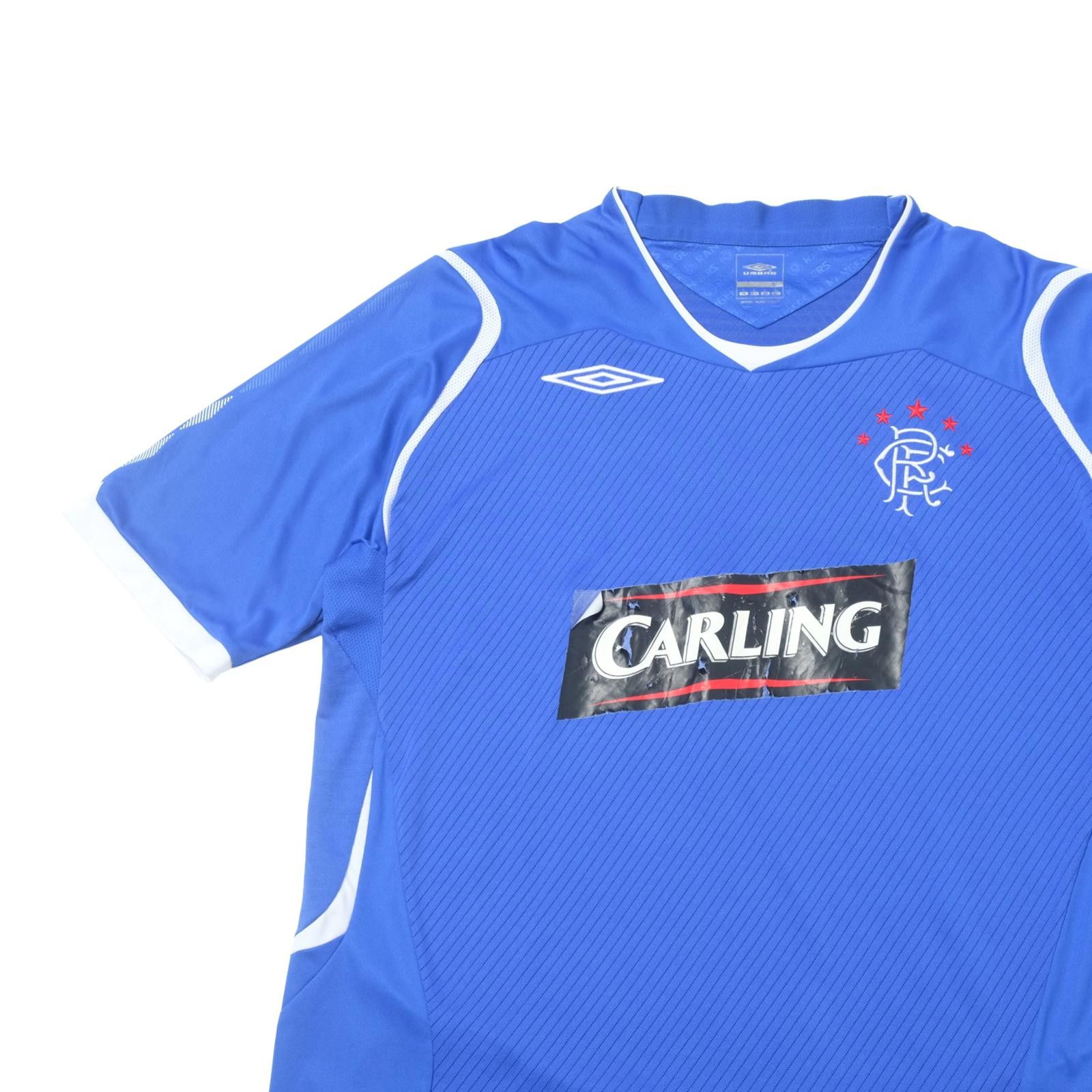 Umbro 2008/09 Rangers Home Shirt Umbro (L) Size US L / EU 52-54 / 3 - 3 Thumbnail
