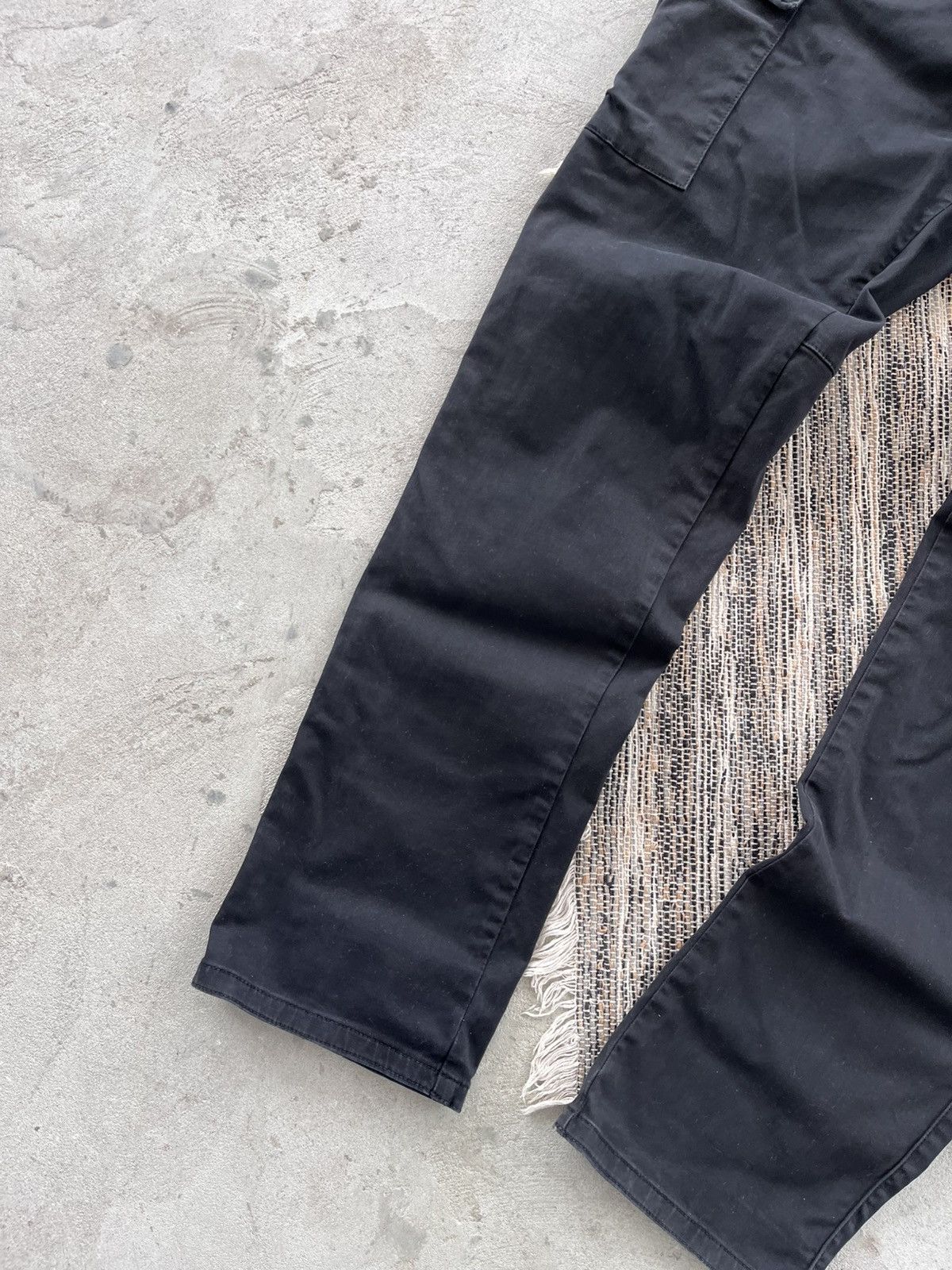 C.P. Company Vintage CP Company Black Slim Cargo Pants Casual Size US 34 / EU 50 - 3 Thumbnail