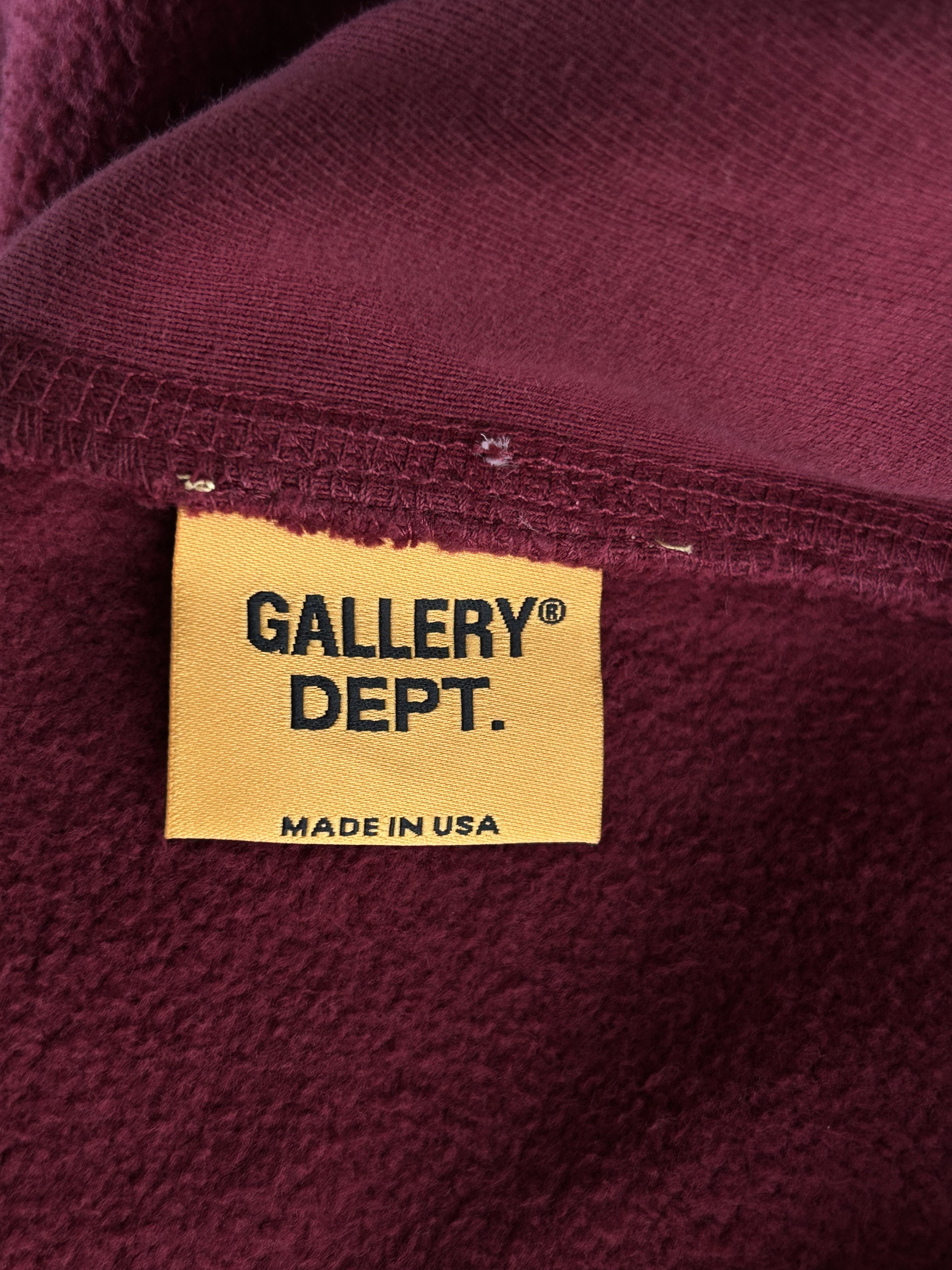 Gallery Dept. Gallery Dept Red & White Gym Logo Hoodie Size US L / EU 52-54 / 3 - 4 Thumbnail