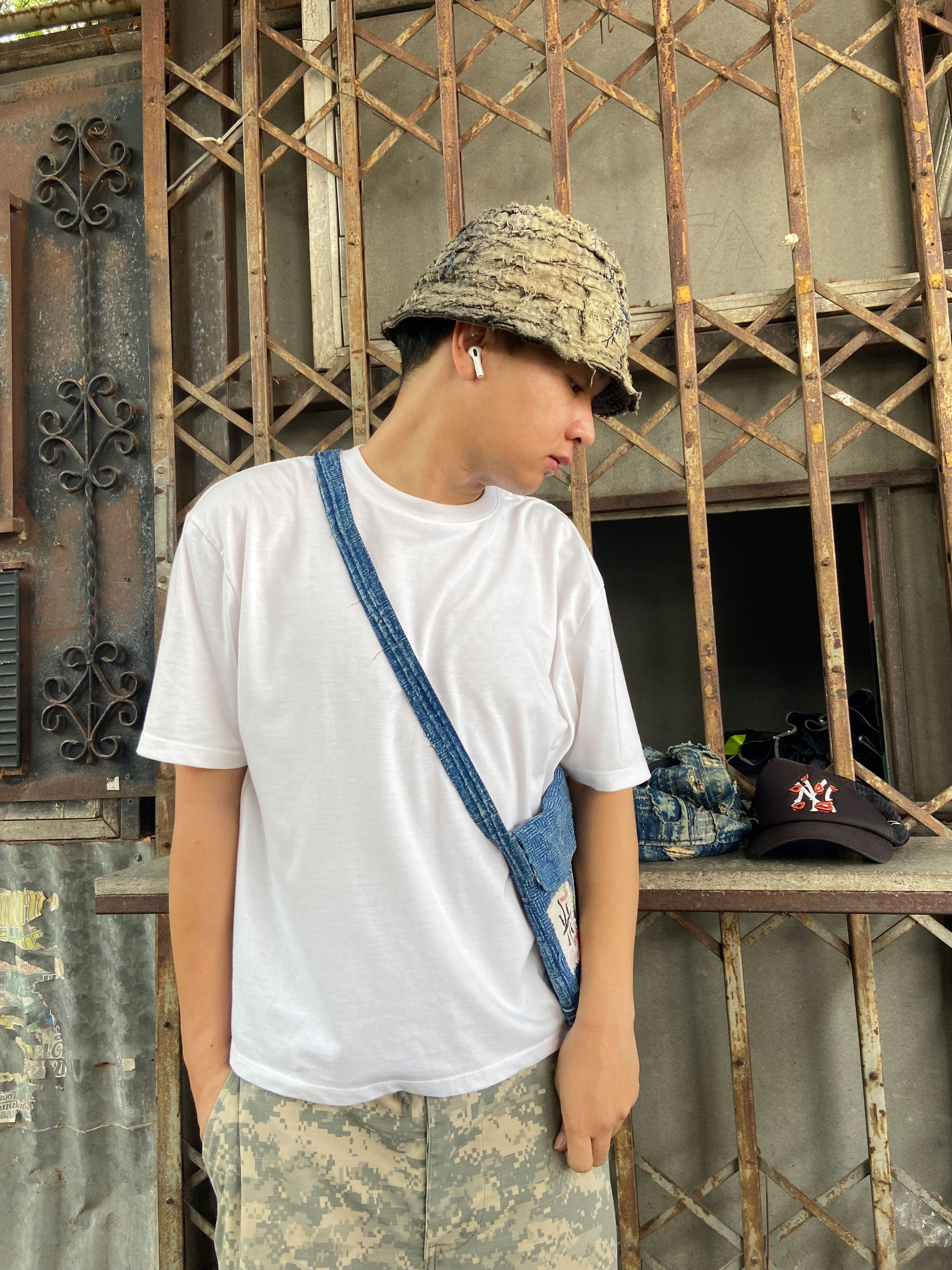 Japanese Brand 1/1 boro bucket hat Size ONE SIZE - 7 Thumbnail