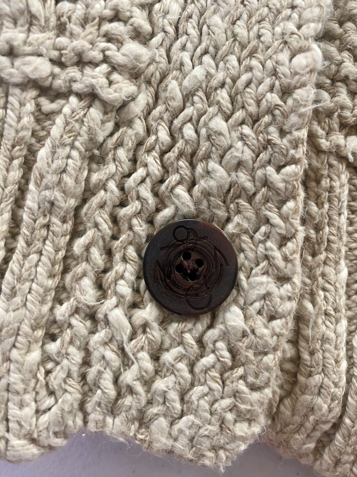 Denim & Supply Ralph Lauren Denim & Supply Ralph Lauren Shawl Cardigan Cable Knit M Vtg Size M / US 6-8 / IT 42-44 - 5 Thumbnail