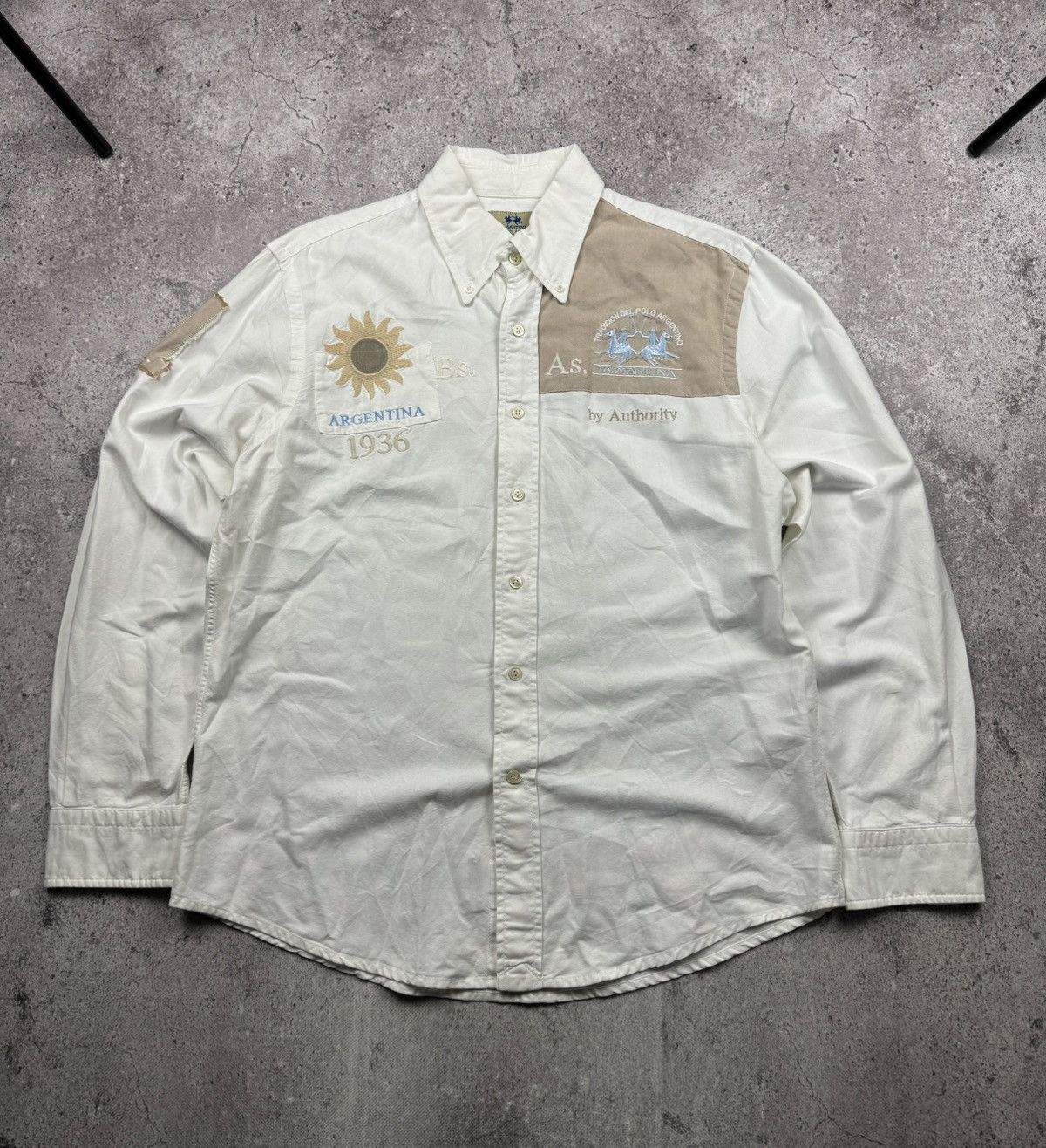La Martina Vintage La Martina Argentina Shirt Big Logo Japanese Y2K Size US L / EU 52-54 / 3 - 1 Thumbnail