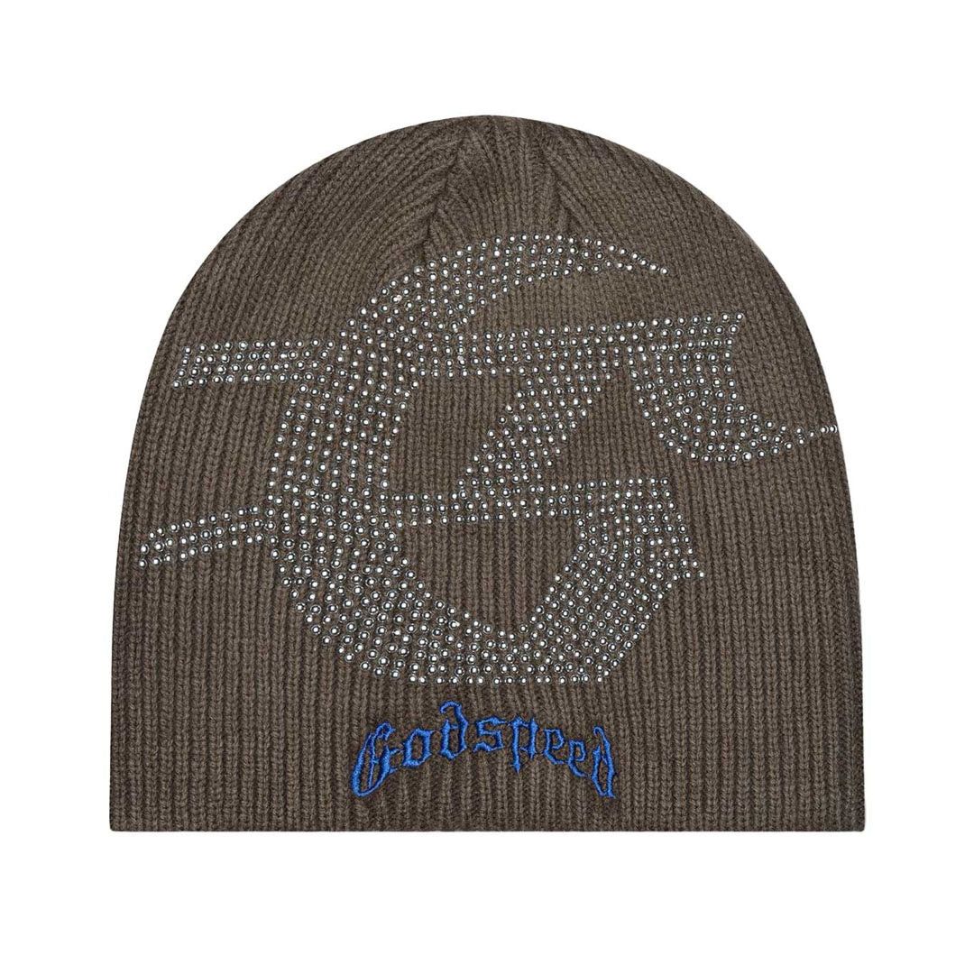 Godspeed Studded Beanie Olive/Blue Size ONE SIZE - 1 Thumbnail