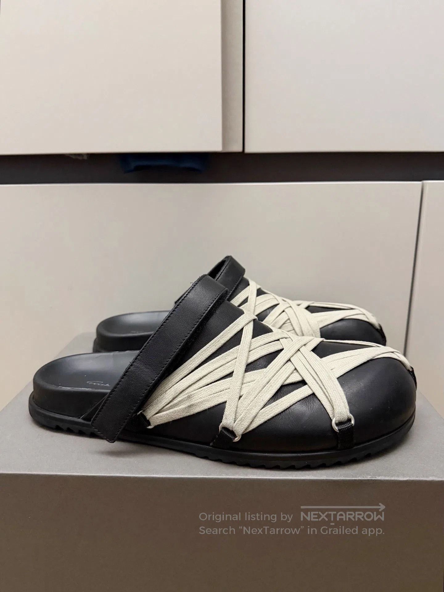 Rick Owens Rick Owens Birkenstock-style Leather Sandals. Size US 9 / EU 42 - 3 Thumbnail