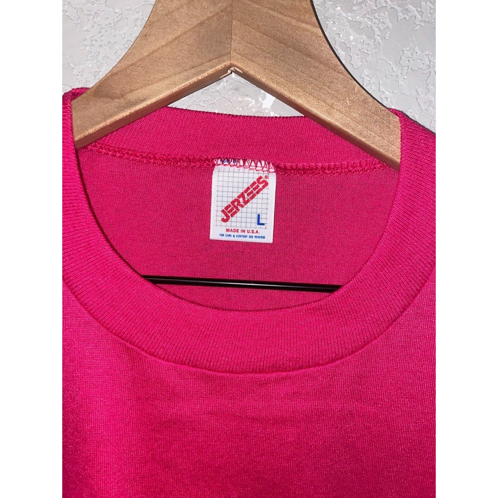 Jerzees Vintage New Mexico Shirt Wolf Coyote Native Art Tee Pink 90s Size US L / EU 52-54 / 3 - 9 Thumbnail