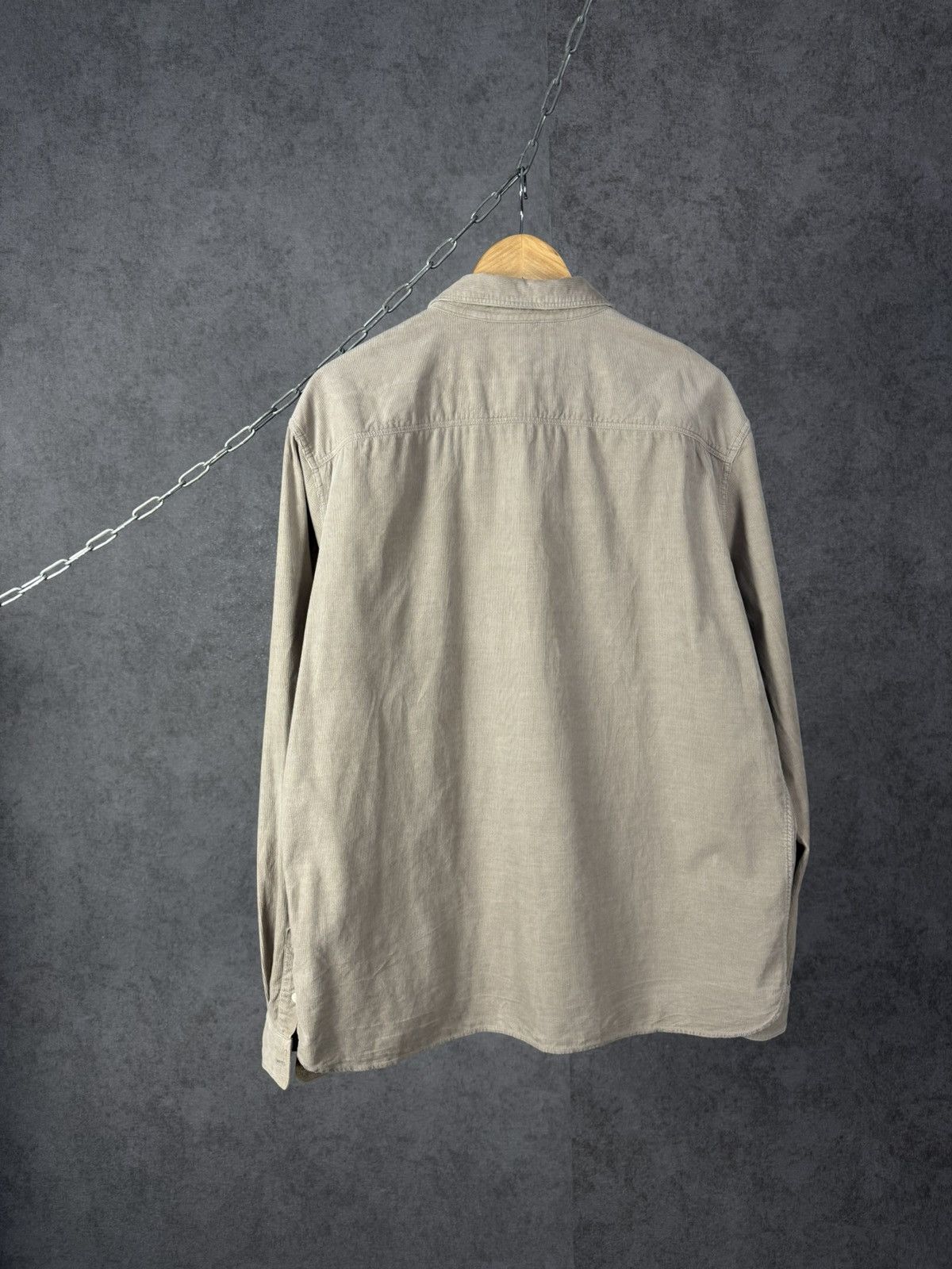 Allsaints Allsaints designer logo velvet shirt Size US XL / EU 56 / 4 - 5 Thumbnail