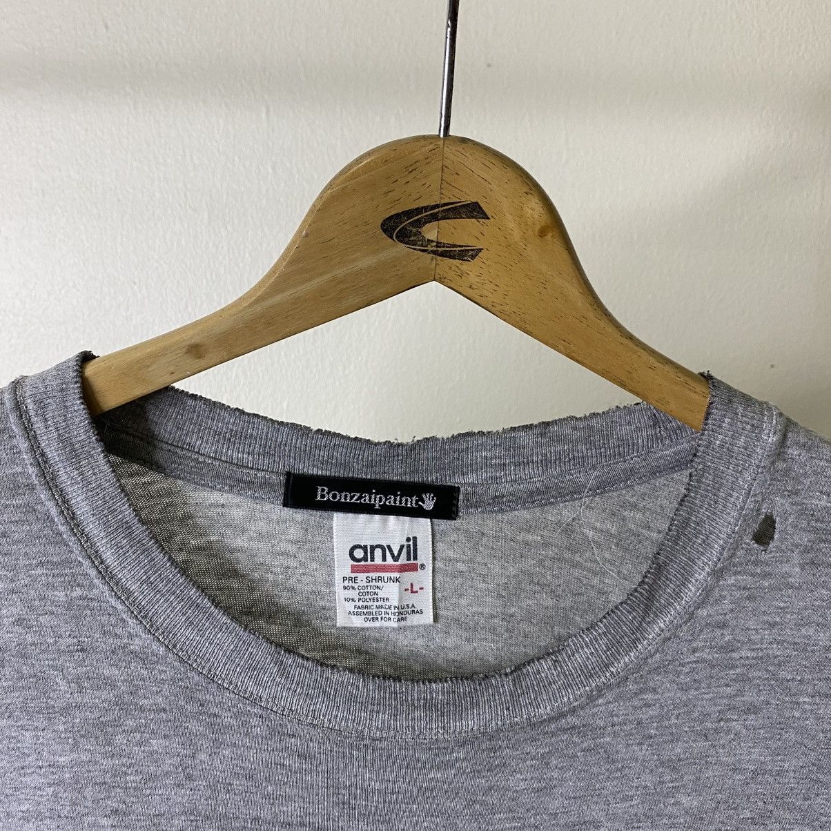 Japanese Brand Vintage 1990s BonzaiPaint Japanese Streetwear Brand LS Tee Size US L / EU 52-54 / 3 - 3 Thumbnail