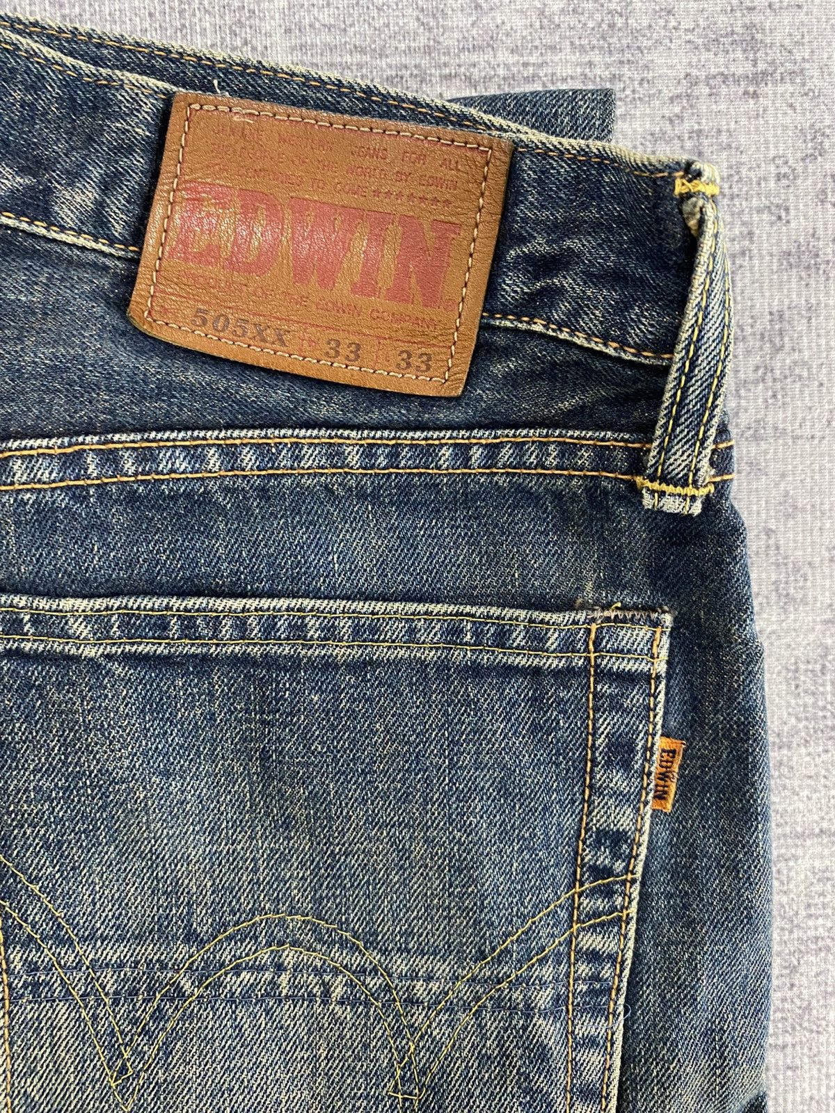 Edwin vintage edwin mud dirty wash sevedge jeans Size US 32 / EU 48 - 4 Thumbnail