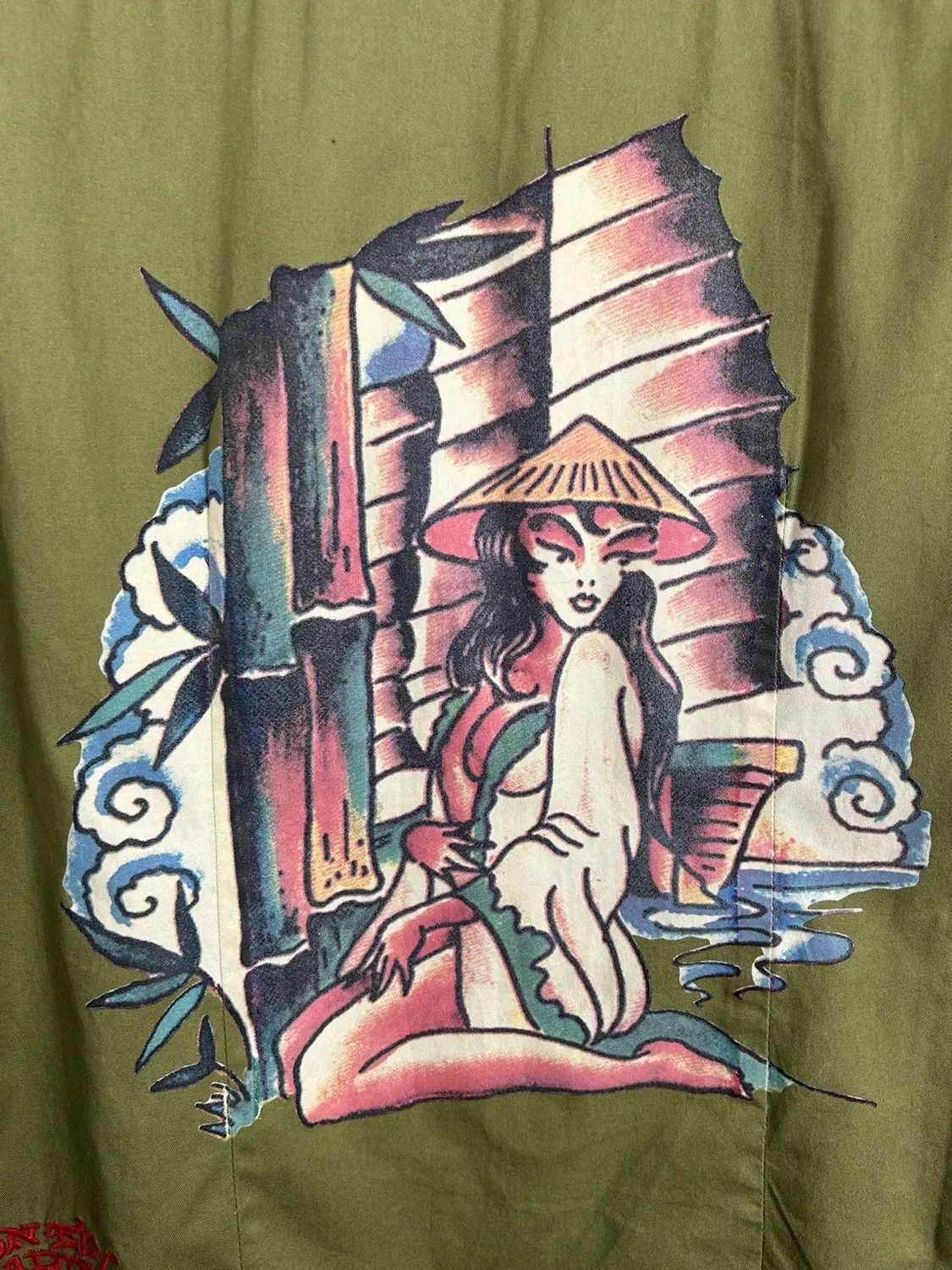 Christian Audigier 00s Vintage Ed Hardy Christian Audigier Y2K Rare Shirt Size L / US 10 / IT 46 - 10 Thumbnail