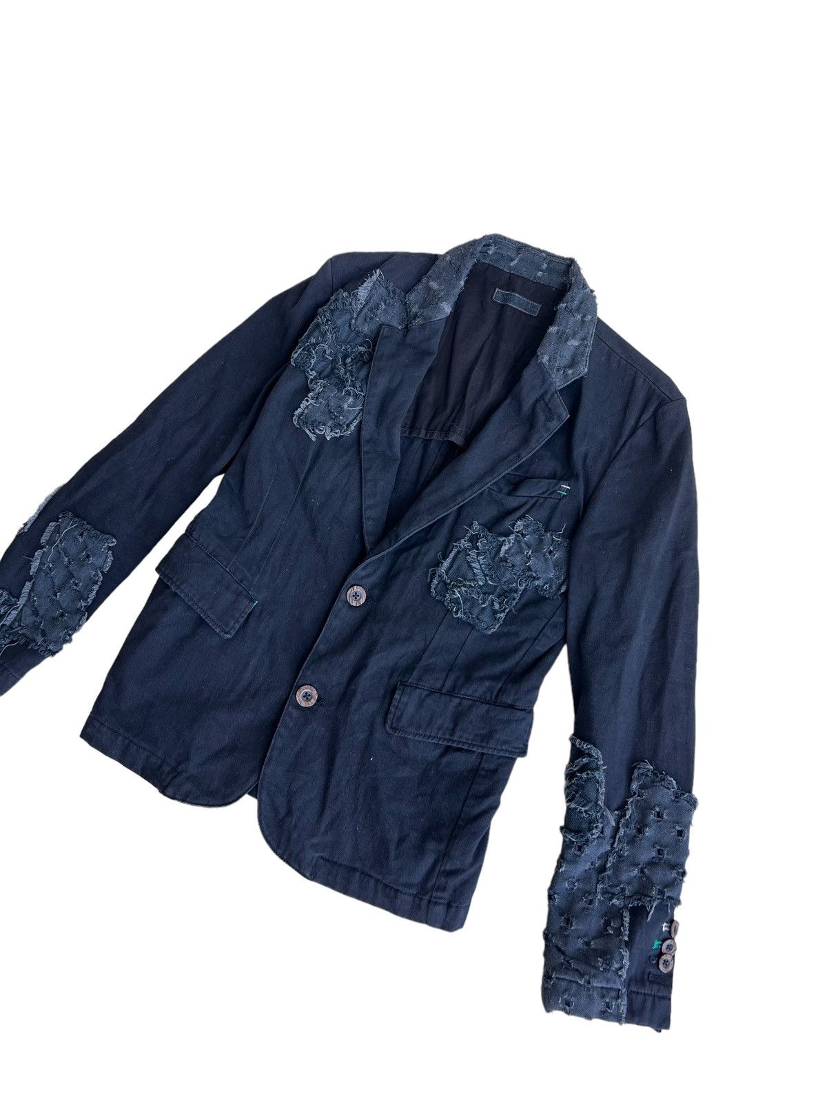 Bond No. 9 AW14 Bond & Peace 🇯🇵 Sashiko Boro Crazy Patchwork Jacket Size US M / EU 48-50 / 2 - 2 Thumbnail