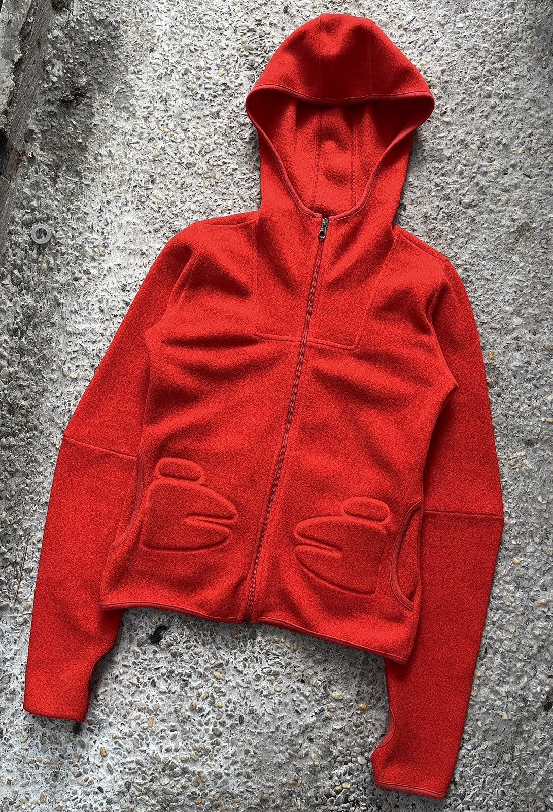 W&LT Archive Fleece 3D Zip Hoodie Size US XS / EU 42 / 0 - 3 Thumbnail