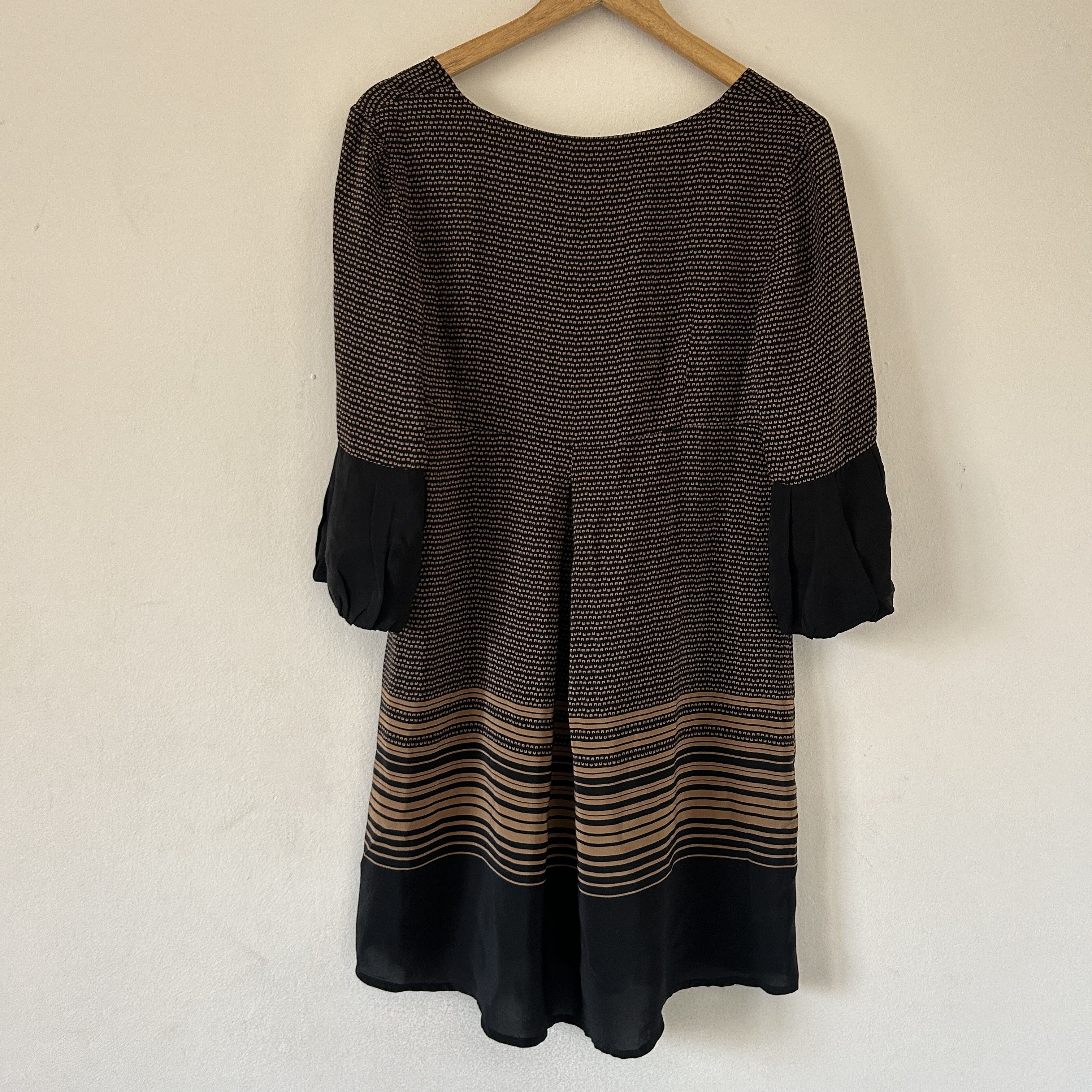 Vintage Vintage y2k babydoll silk geometric mini dress Size M / US 6-8 / IT 42-44 - 8 Thumbnail
