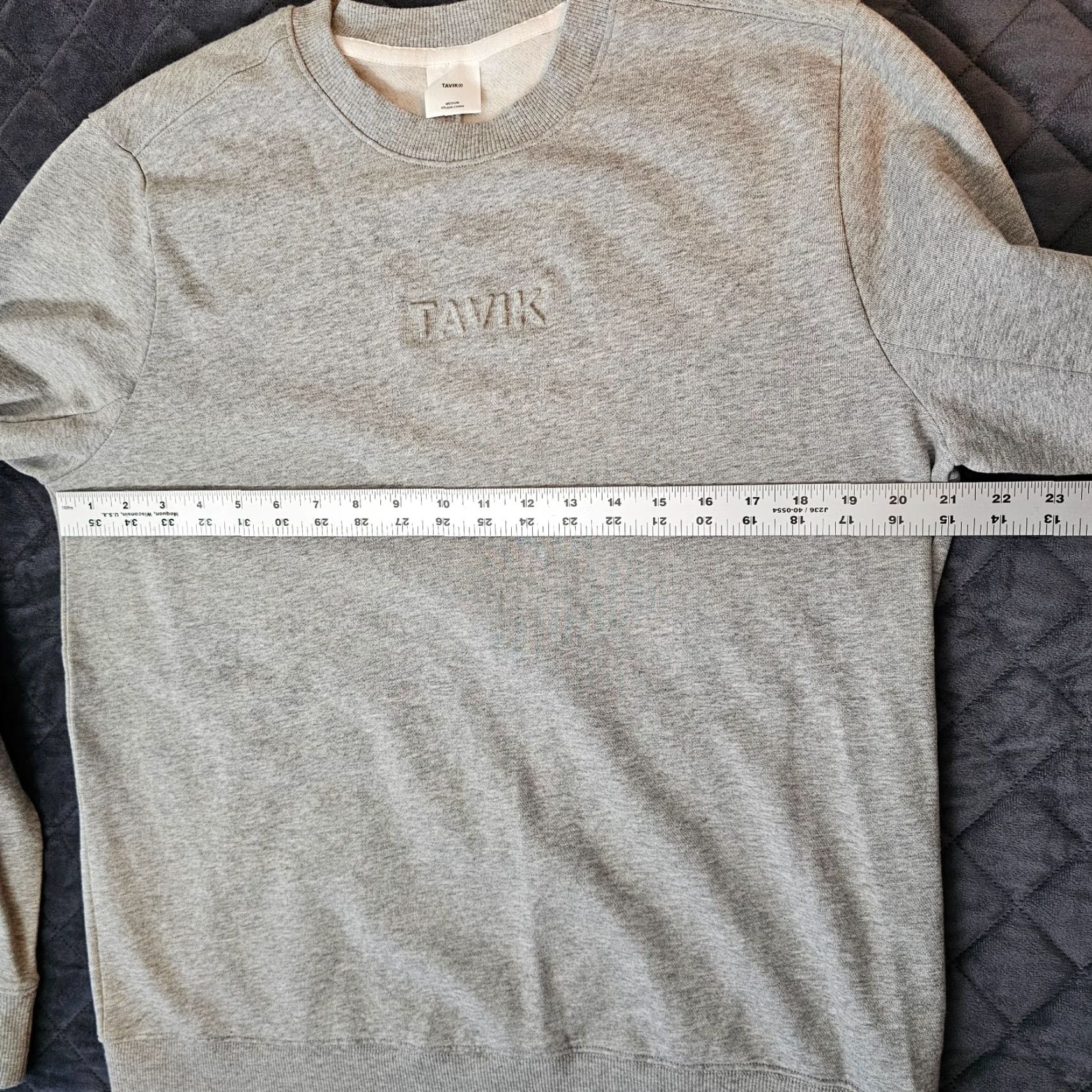 Tavik Tavik Sweater Men M Gray Cotton Blend Crew Neck Casual Mens Size US M / EU 48-50 / 2 - 5 Thumbnail