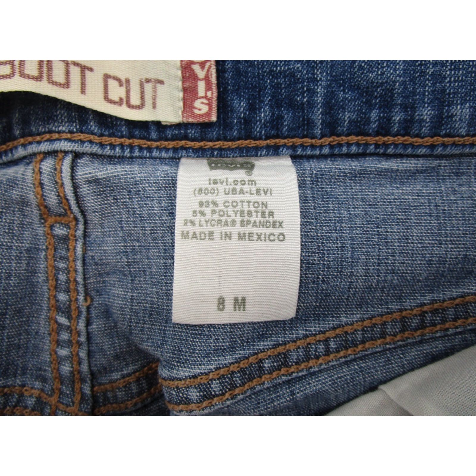 Levi's VTG Levi's Women Blue Denim Jeans Bootcut 8M 8 5-Pocket Style Western Size 30" / US 8 / IT 44 - 5 Thumbnail